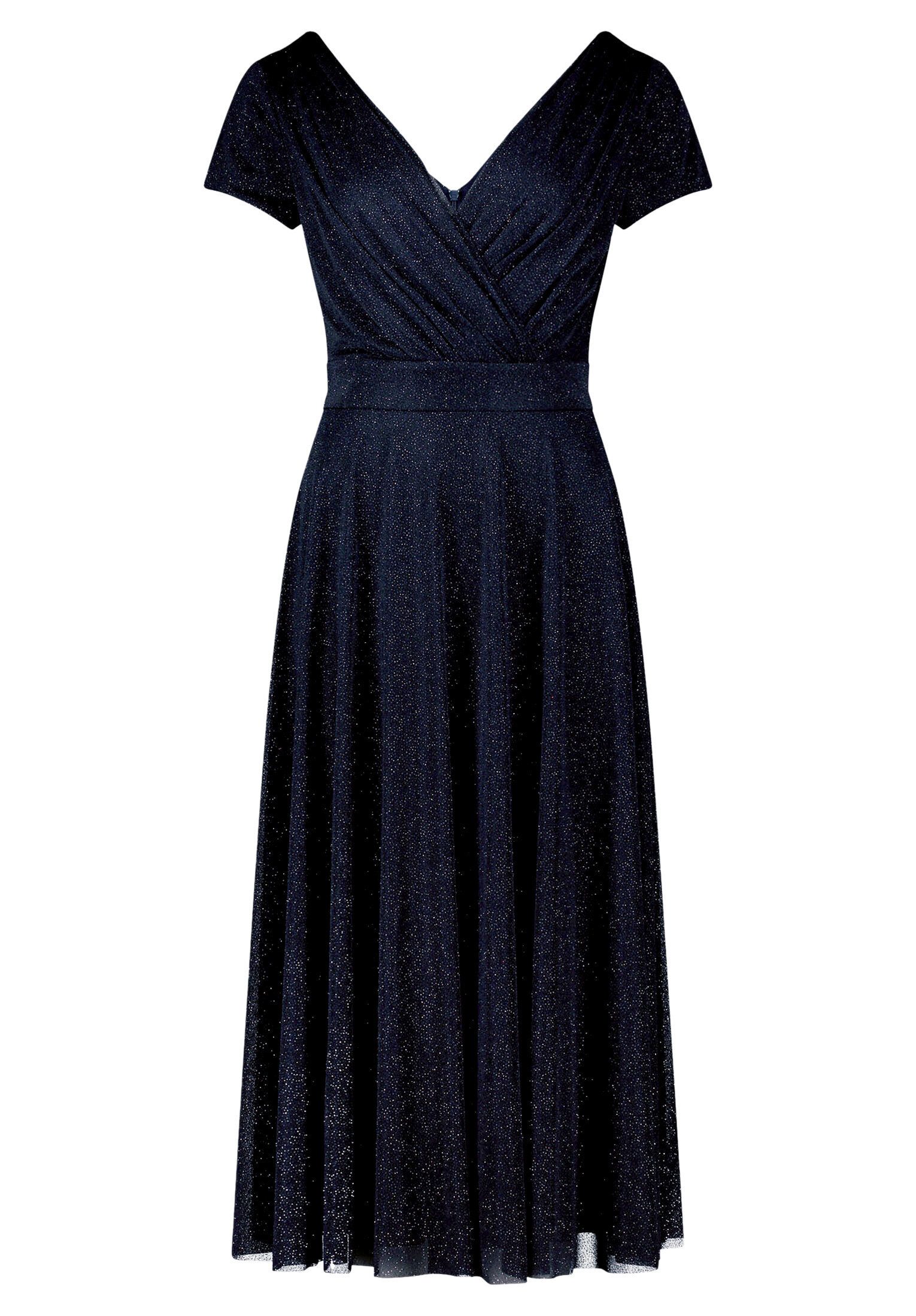 Vera Mont Cocktailkleid Damen im Glitzer-Look Stoff
