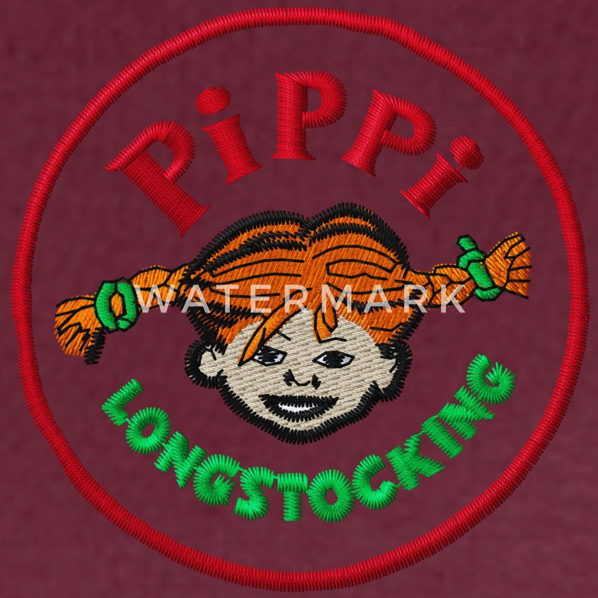 Spreadshirt Hoodie Pippi Langstrumpf Portrait Rundes Logo Damen Premium Hoodie (1-tlg)