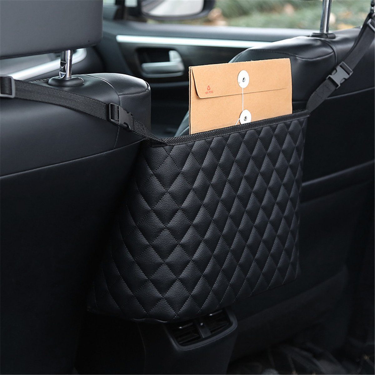Die Sterne Autositzen Leder Auto-Rückenlehnentasche aus Aufbewahrungstasche zwischen Hängende (1-tlg)