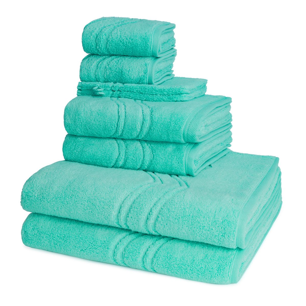 ROSS Handtuch Set Cashmere feeling, Walkfrottee (Spar-Set, 8-St), 2 X Wasch- 2 X Gäste- 2 X Dusch- 2 X Handtuch im Set - Baumwolle