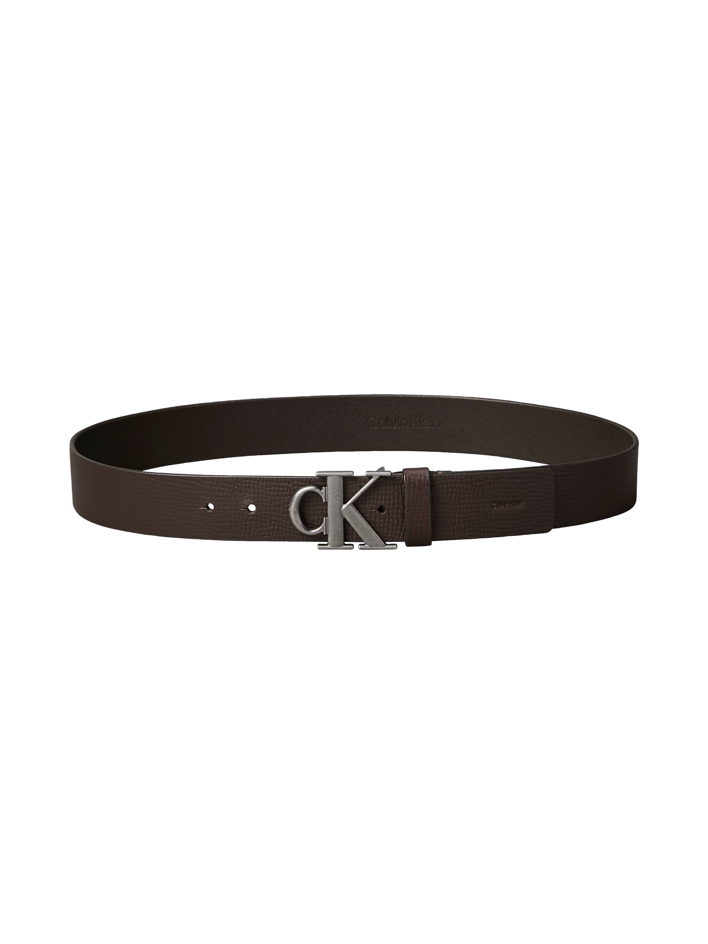 Calvin Klein Jeans Ledergürtel CK BUCKLE 40MM FIXED Größenverstellbar mit Metallschließe – Bild 3 von 5