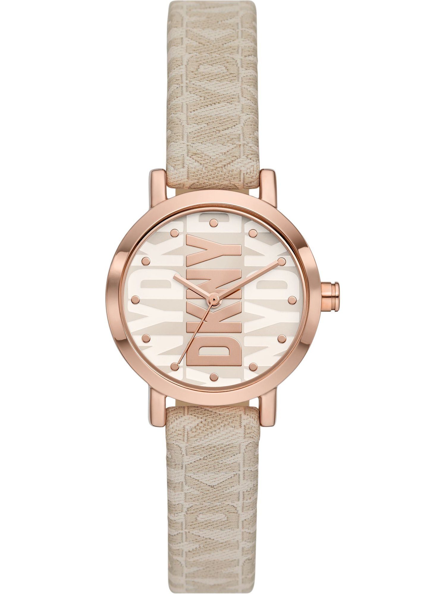 Quarzuhr DKNY Damen-Uhren Analog Quarz
