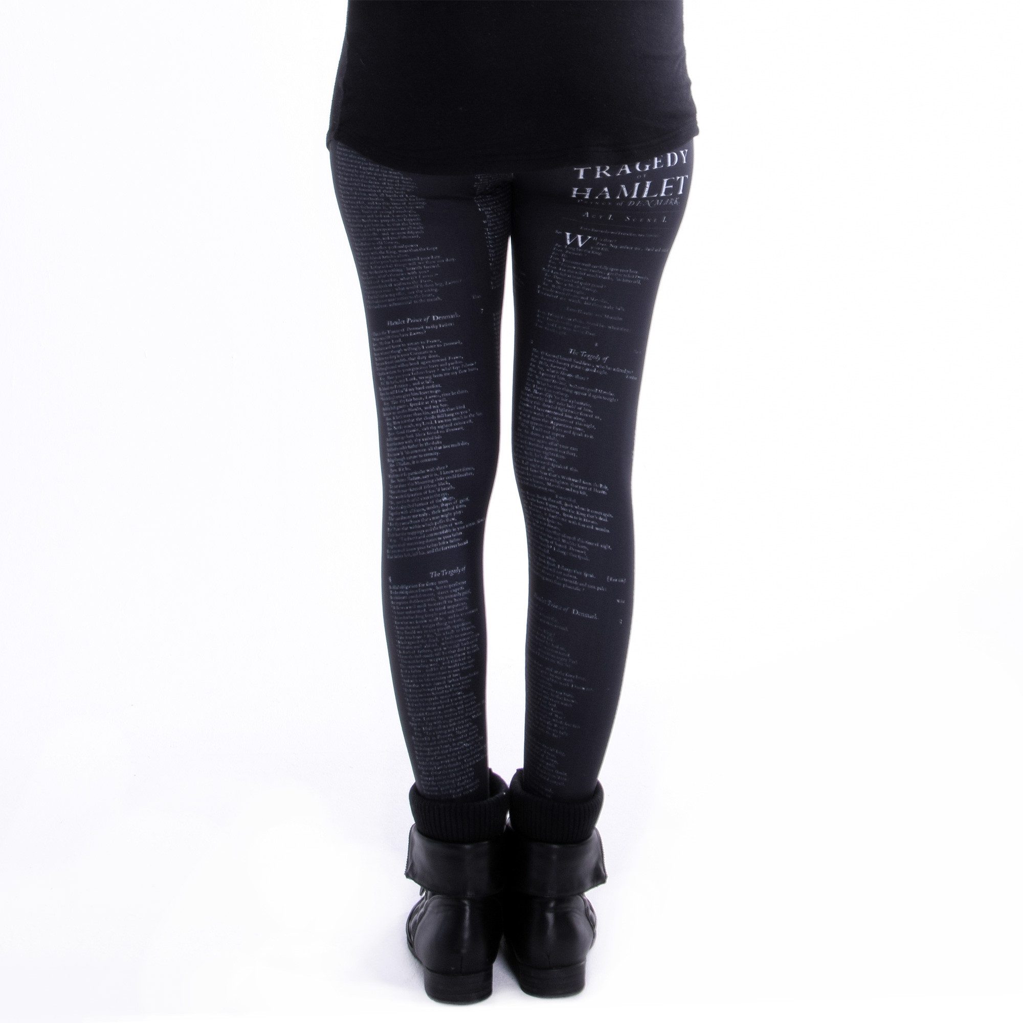 cosey Leggings Bunte Leggings mit auffälligem Motivdruck, 2 Größen (XS–S & M–L) (34/XS bis 36/S) Hamlet