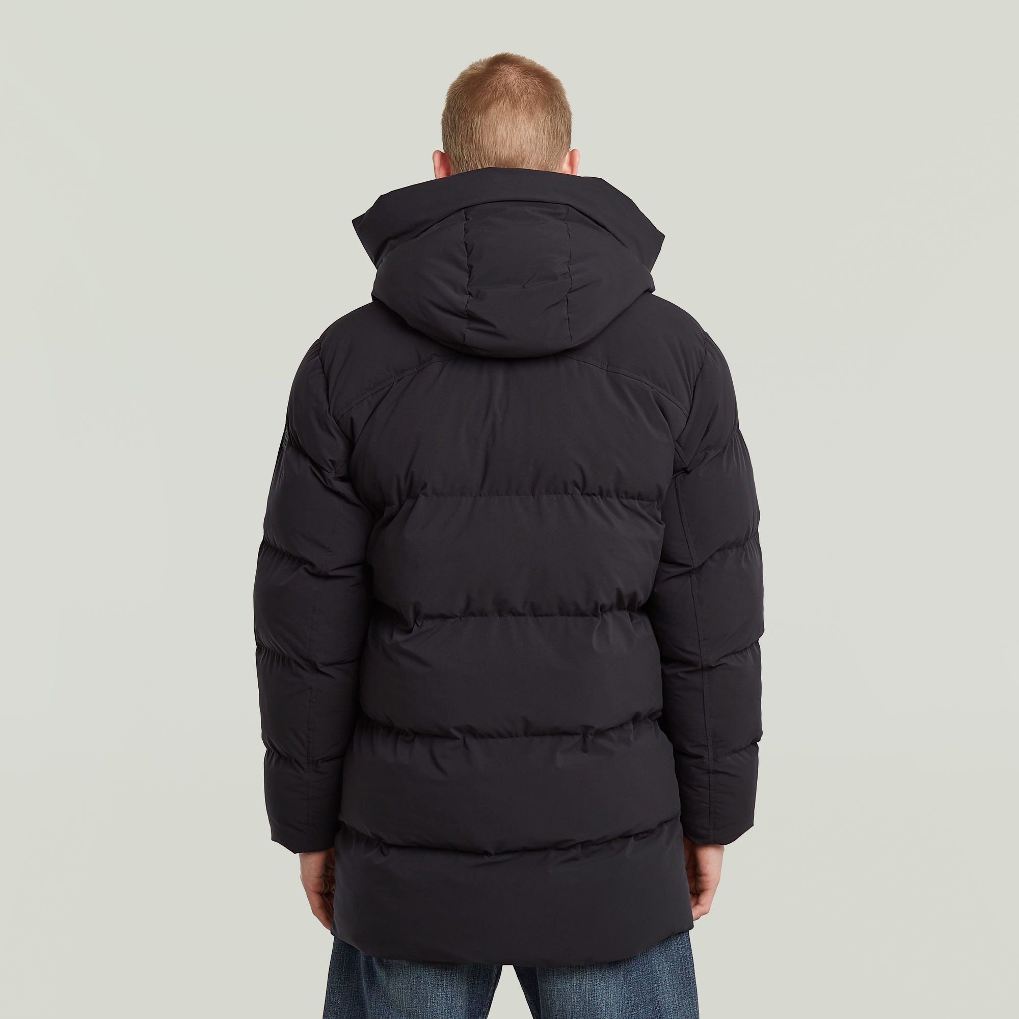 G-STAR Parka G-Whistler Padded Hooded 2.0 mit Stehkragen, abnehmbare Kapuze