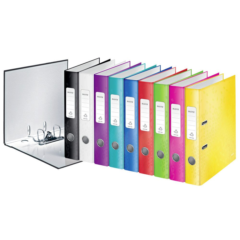 LEITZ Aktenordner Leitz Ordner DIN A4 Rückenbreite: 52 mm Rot 2 Bügel 10060026