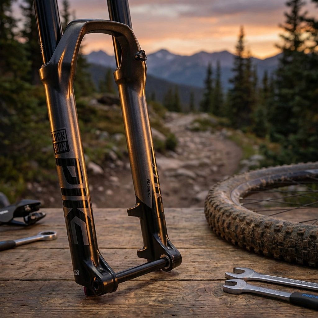 RockShox Federgabel RockShox LowerLeg 27.5 Zoll 15x110 Boost Pike Diff. Black mit PRV Vent