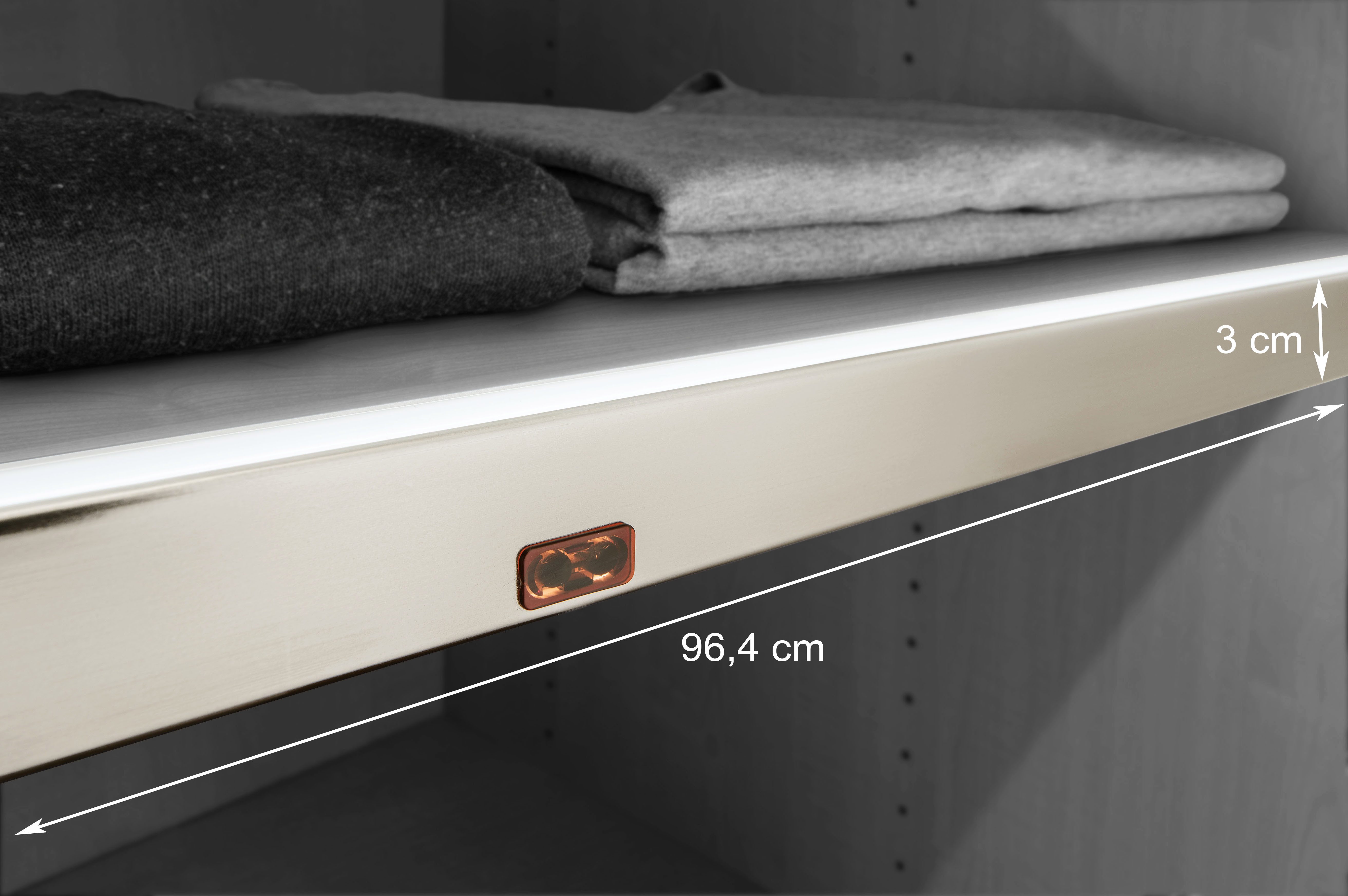 WIEMANN LED Unterbauleuchte Split, Ein-/Ausschalter, LED fest integriert, Neutralweiß