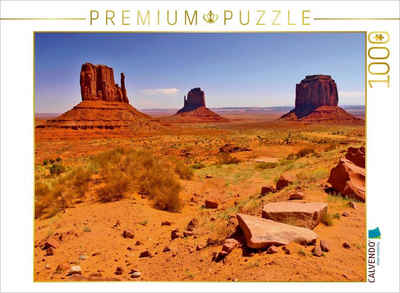 CALVENDO Puzzle CALVENDO Puzzle Herrliches Monument Valley 1000 Teile Lege-Größe 64 x 48 cm Foto-Puzzle Bild von Melanie Viola, 1000 Puzzleteile