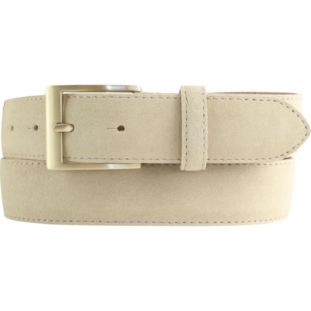 BELTINGER Ledergürtel Gürtel aus Veloursleder 3,5 cm - Velour-Ledergürtel für Herren 35mm - (1-St)