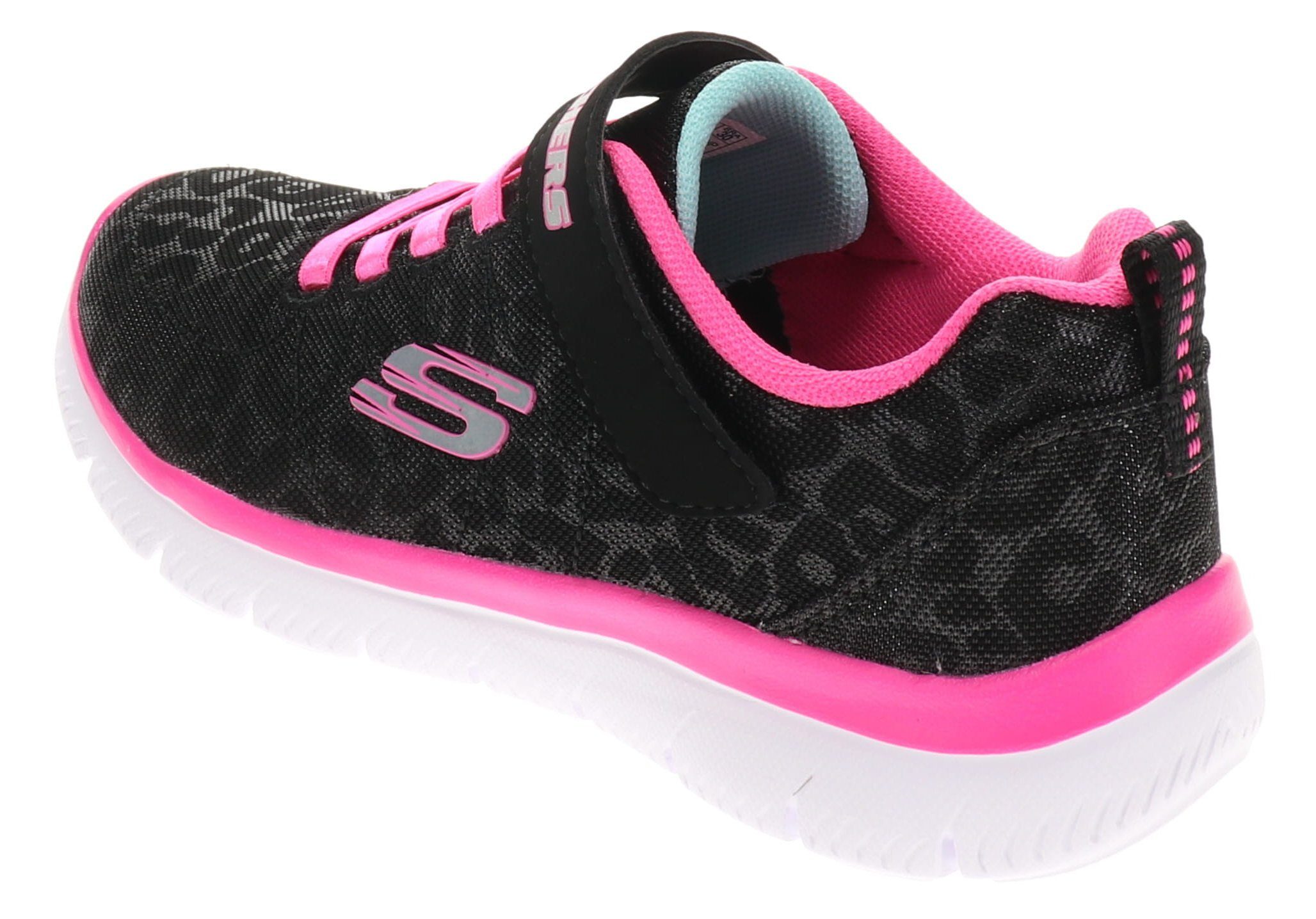 / Rosa Summits-Worth Skechers - BKNP Black-Pink Sneaker Schwarz-Neon