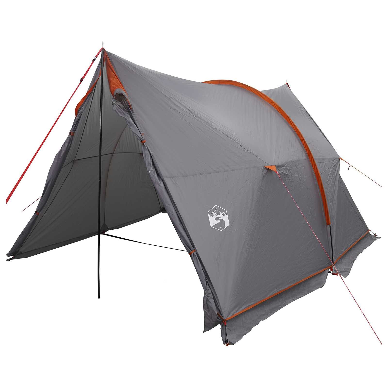 Kuppelzelt Wasserdichter Pavillon Grau und Orange
