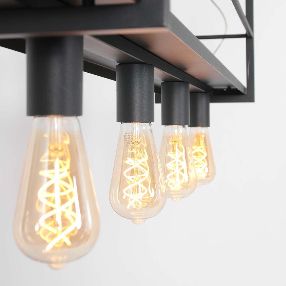 Steinhauer LIGHTING Pendelleuchte, Leuchtmittel nicht inklusive, Pendelleuchte Hängelampe Esszimmerleuchte, 4-flammig
