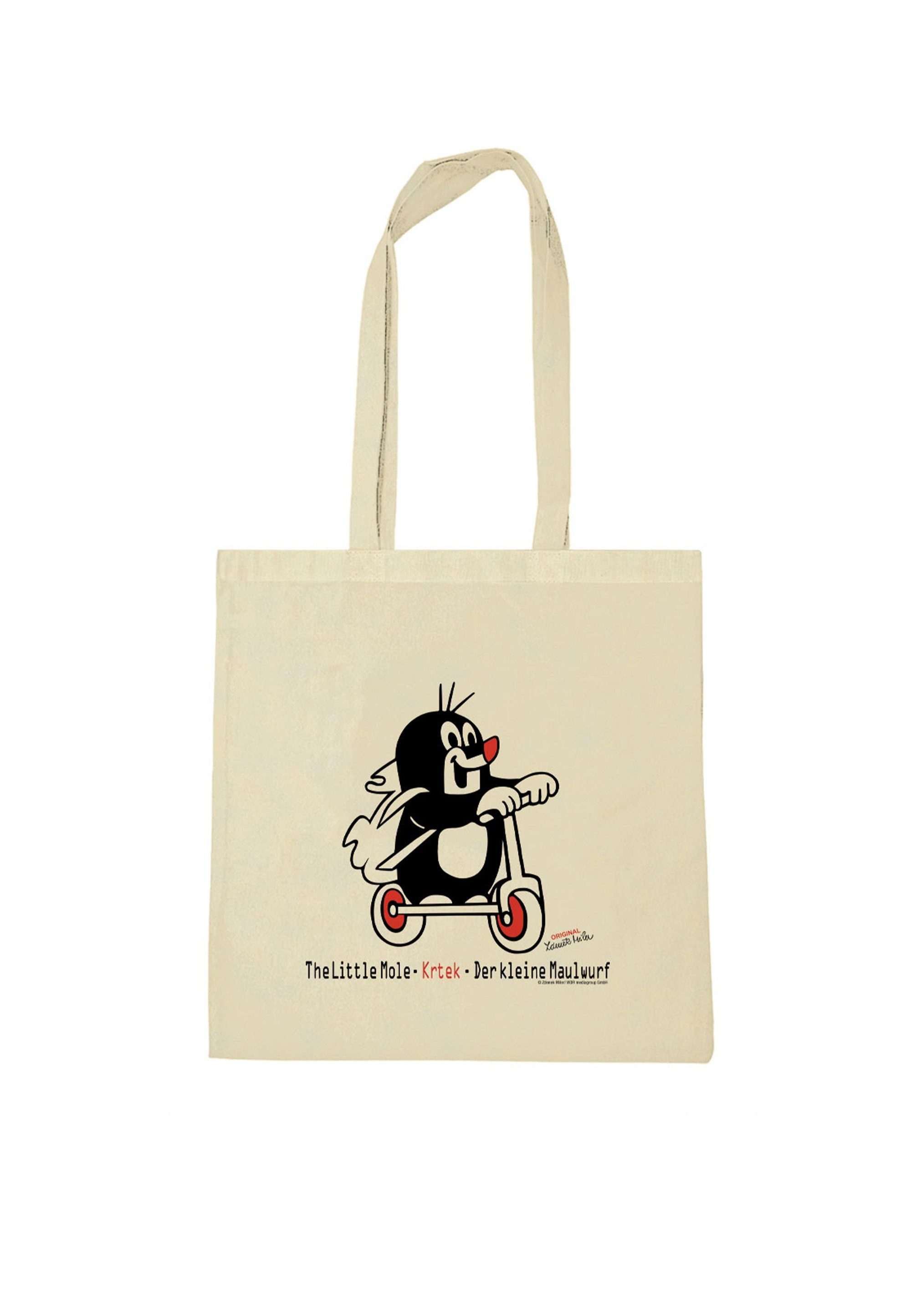 LOGOSHIRT Henkeltasche Baumwolltasche Der kleine Maulwurf, mit coolem Motiv günstig online kaufen