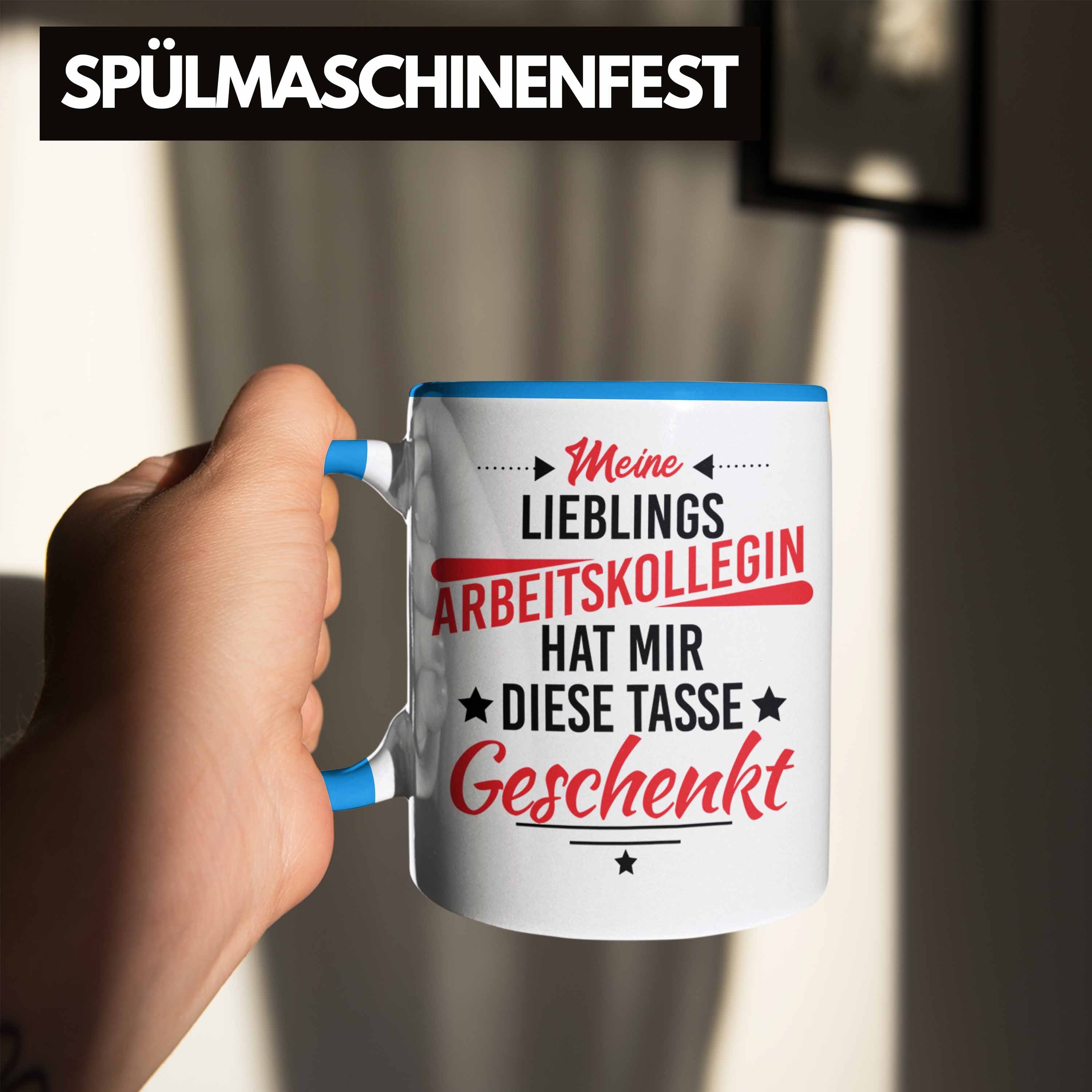 Trendation Tasse Trendation - Bester Kollege Tasse Geschenk Lieblingskollege mit Spruch