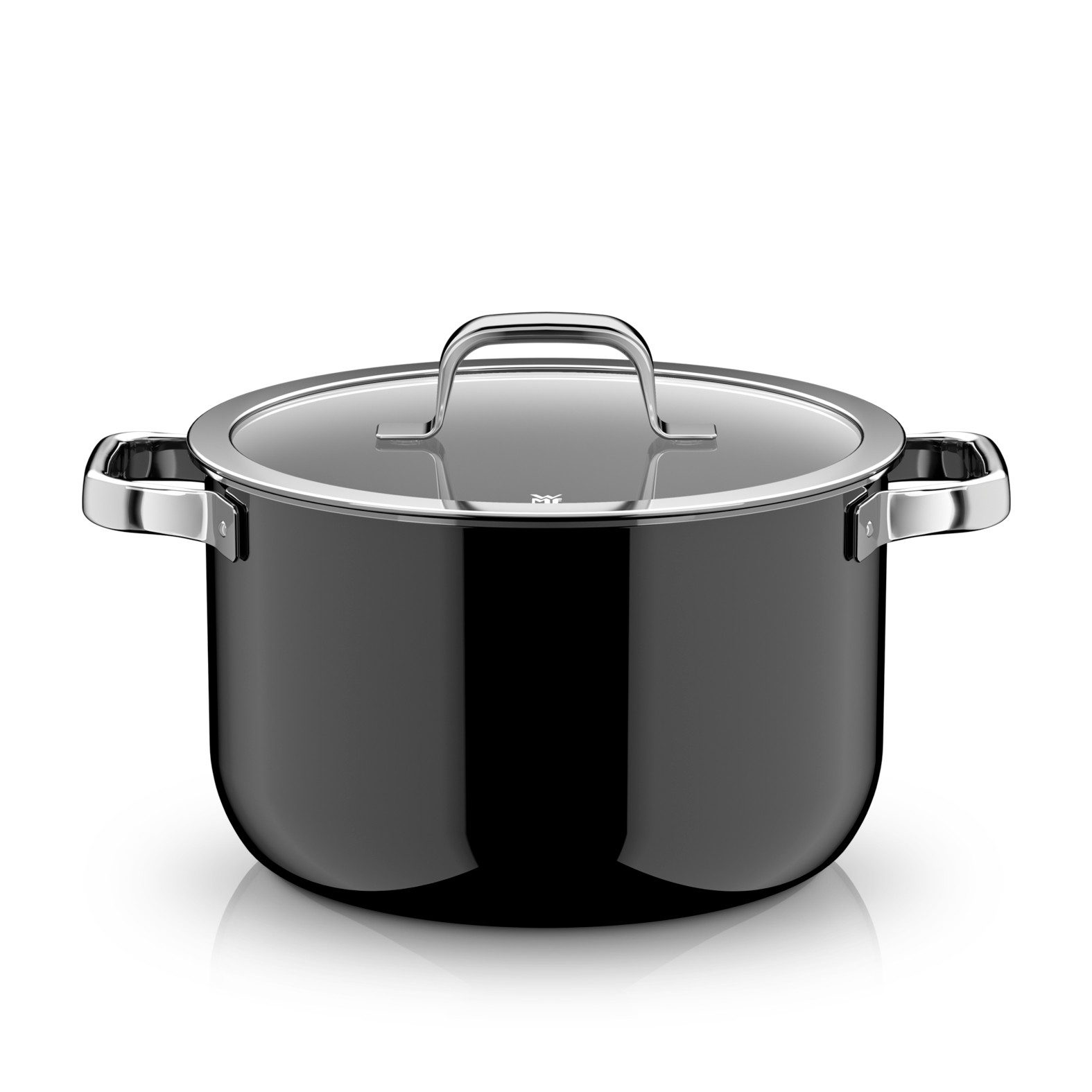 WMF Kochtopf Fusiontec Mineral Pro, Kochtopf mit Deckel, 24 cm, Black, Fusiontec (Induktionsgeeignet, 1-tlg., 24 cm), Made in Germany