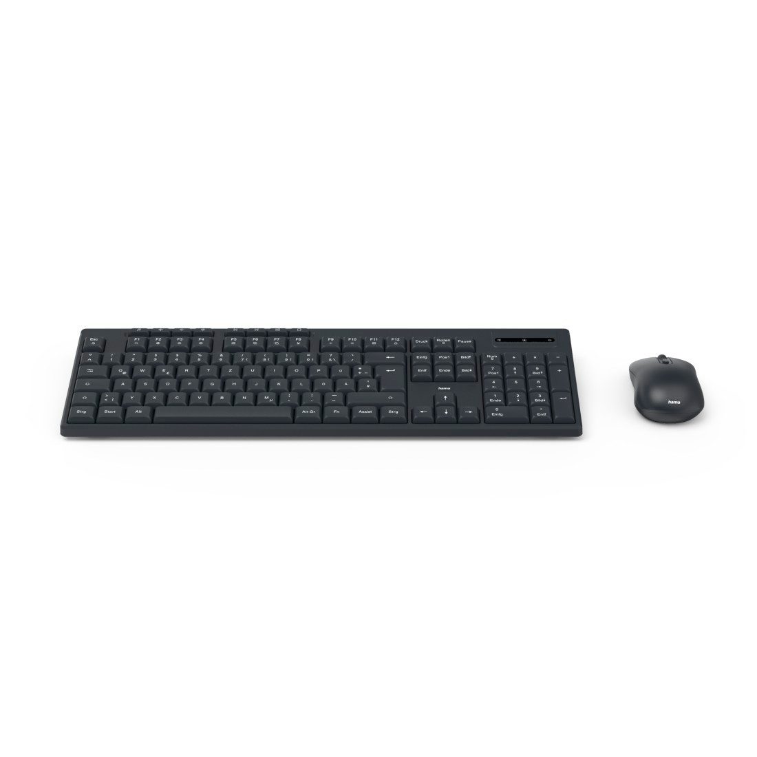 Hama Kabelloses Funktastatur-Maus-Set "WKM 200" (DE) Tastatur- und Maus-Set