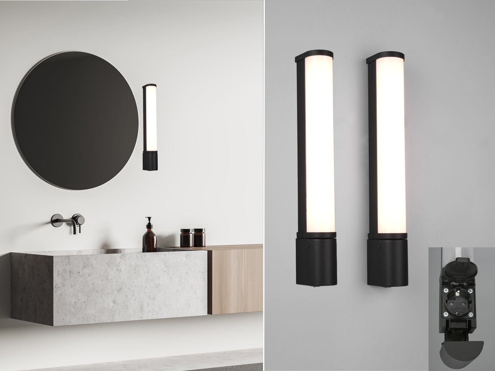 Perfektes Licht und gutes Design: Spiegelbeleuchtung im Badezimmer