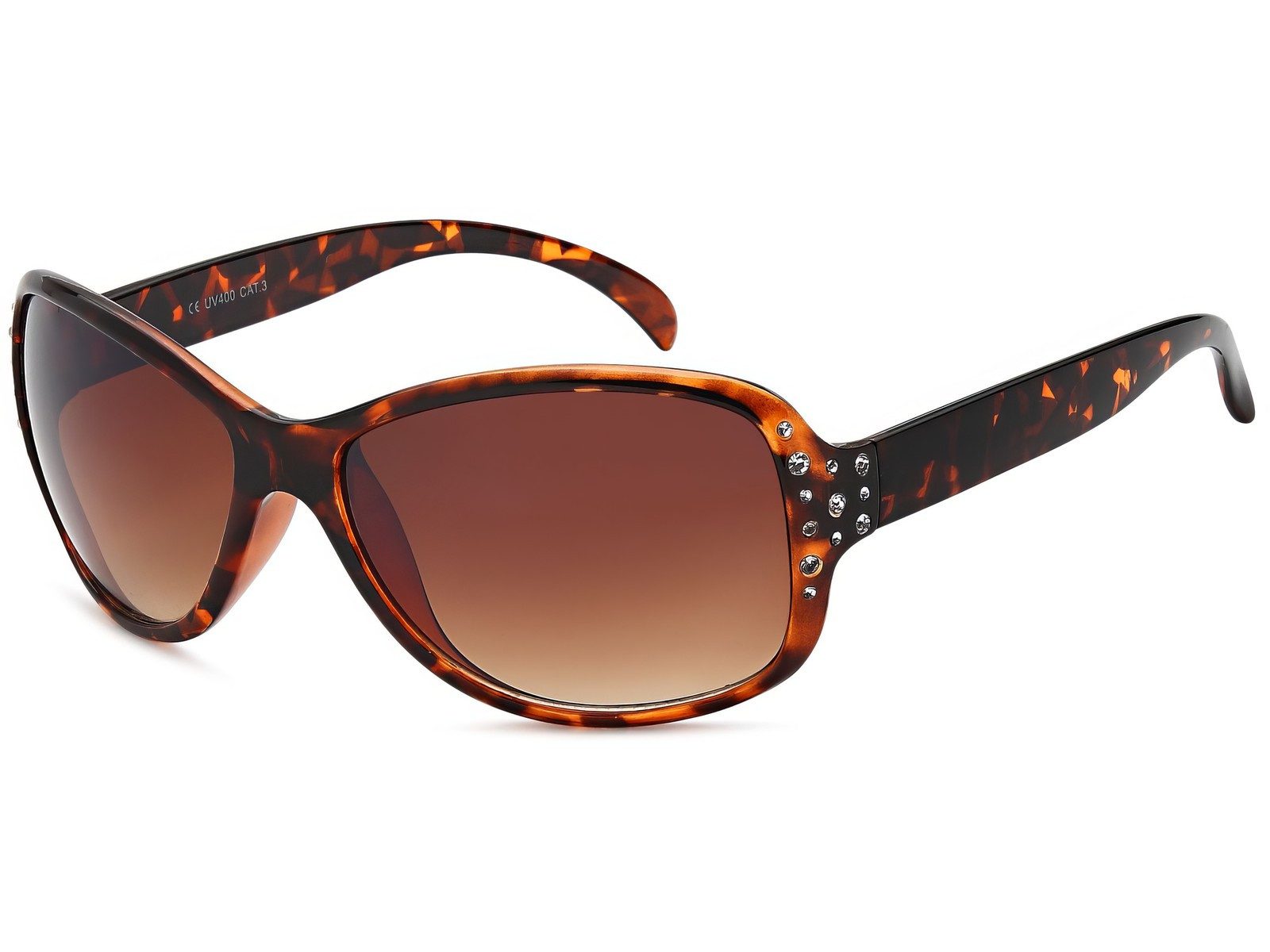 styleBREAKER Sonnenbrille Sonnenbrille Schmetterlingsform mit Strass (1-St)