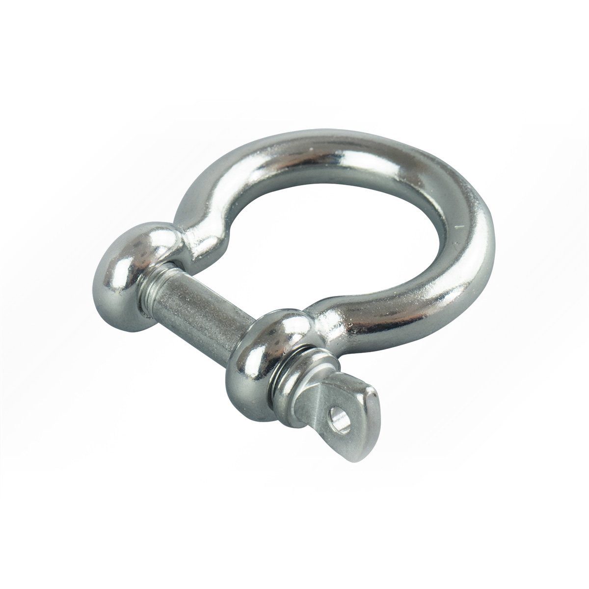 LYSEL® Zurrgurt Geschwungener Edelstahl-Schäkel mit schraubbarem Bolzen (1-St)