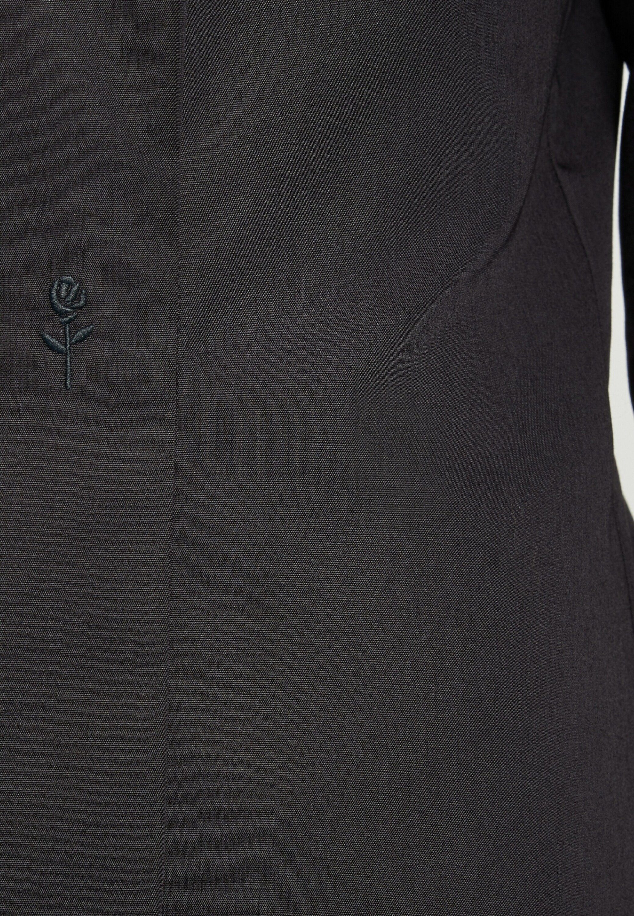 seidensticker Langarmbluse Schwarze Rose (1-tlg) Stickerei günstig online kaufen