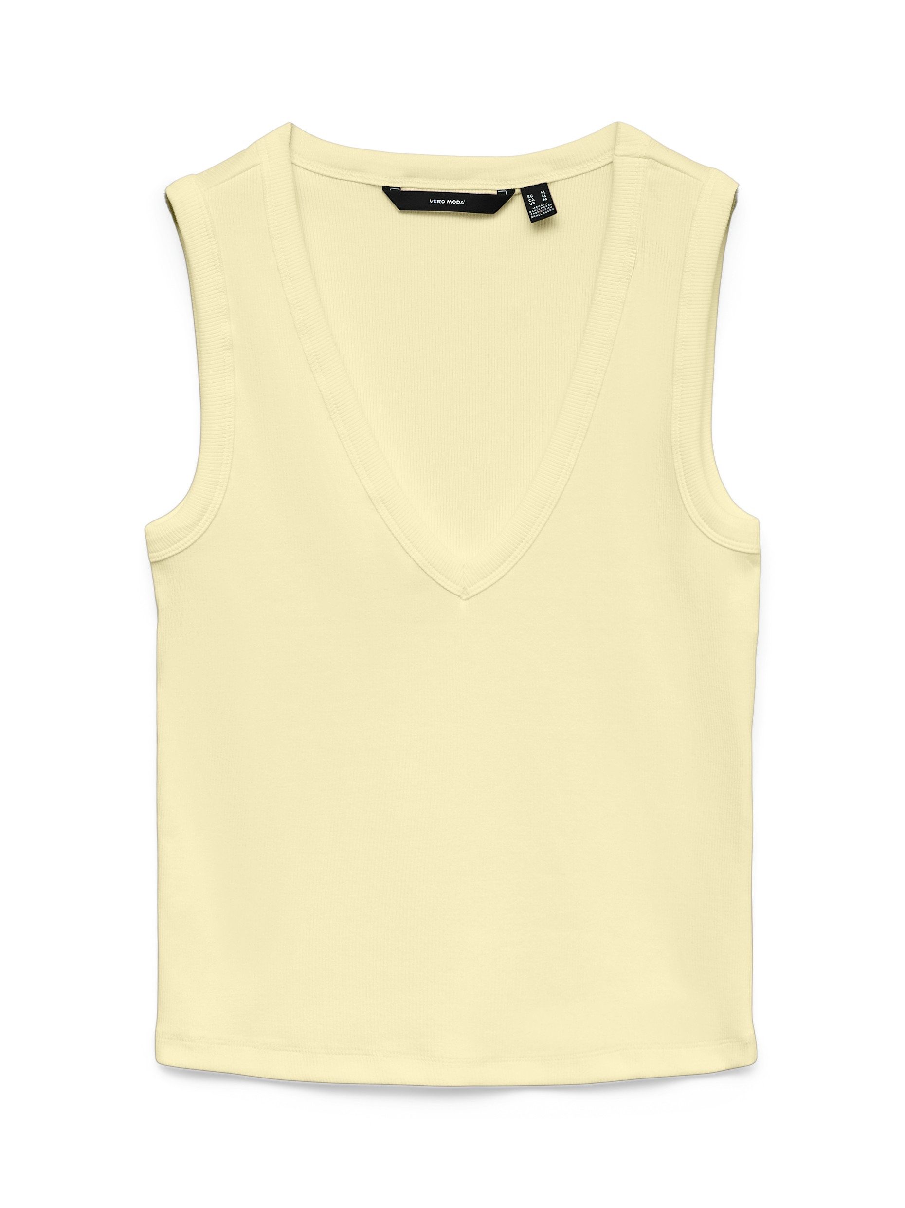 Vero Moda V-Shirt VMCHLOE SHORT DEEP V-NECK TOP JRS NOOS Baumwollmischung, regular fit – Bild 5 von 5