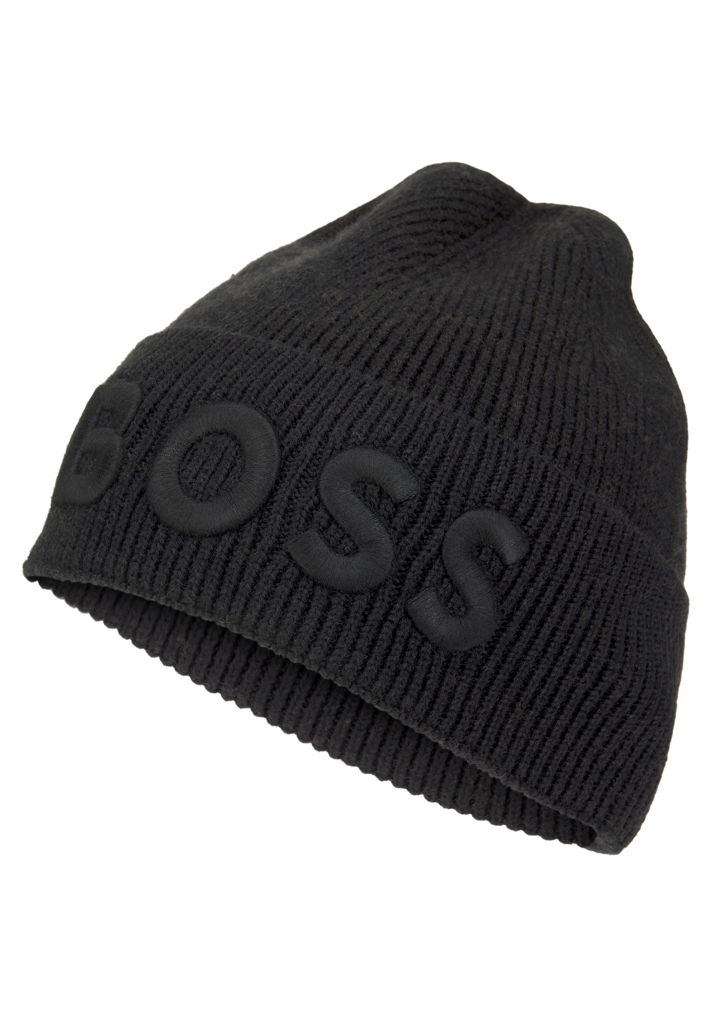 BOSS ORANGE Beanie Afox BOSS Black Stickerei mit großer