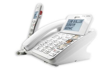 Geemarc AMPLIDECT COMBI 595 Seniorentelefon schnurgebunden + Zusatz-Telefon Seniorentelefon