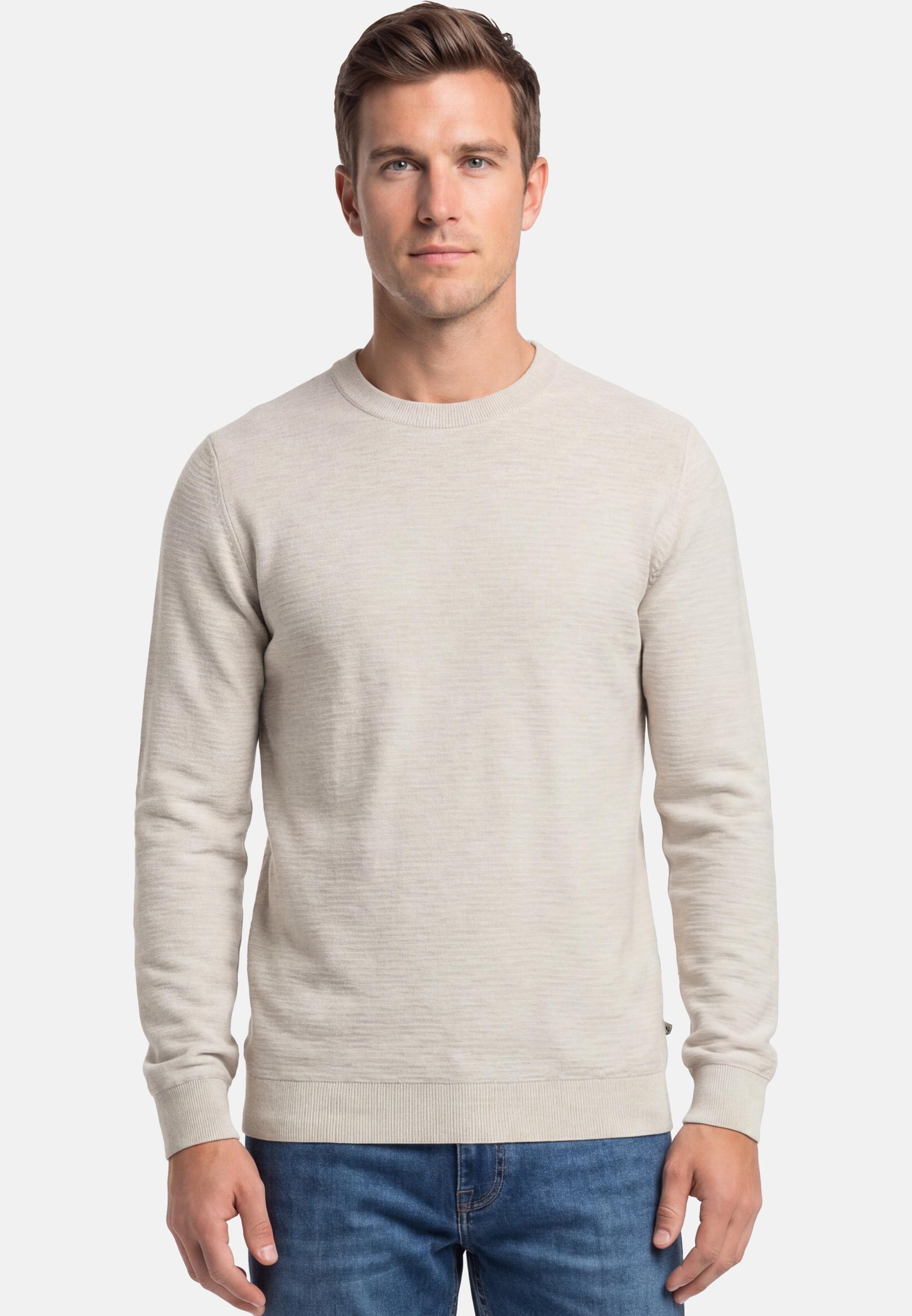 s.Oliver Rundhalspullover Basic (1-tlg) Pullover - Baumwolle - Atmungsaktiv - Baumwolle für hohen Komfort