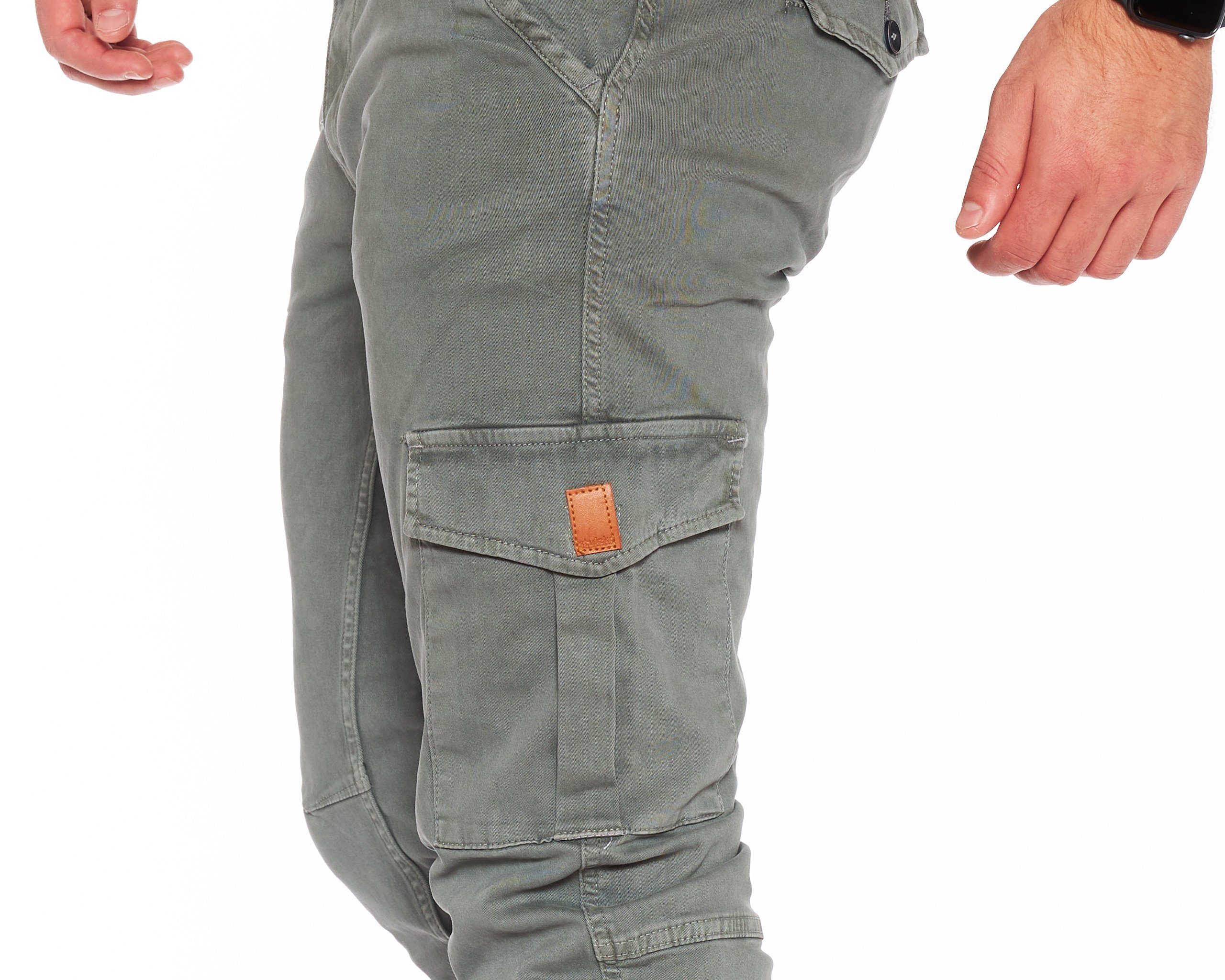Styleko Chinohose Slim fit Cargohose Herren Cargohose männer Cargohose für Herren Jogger
