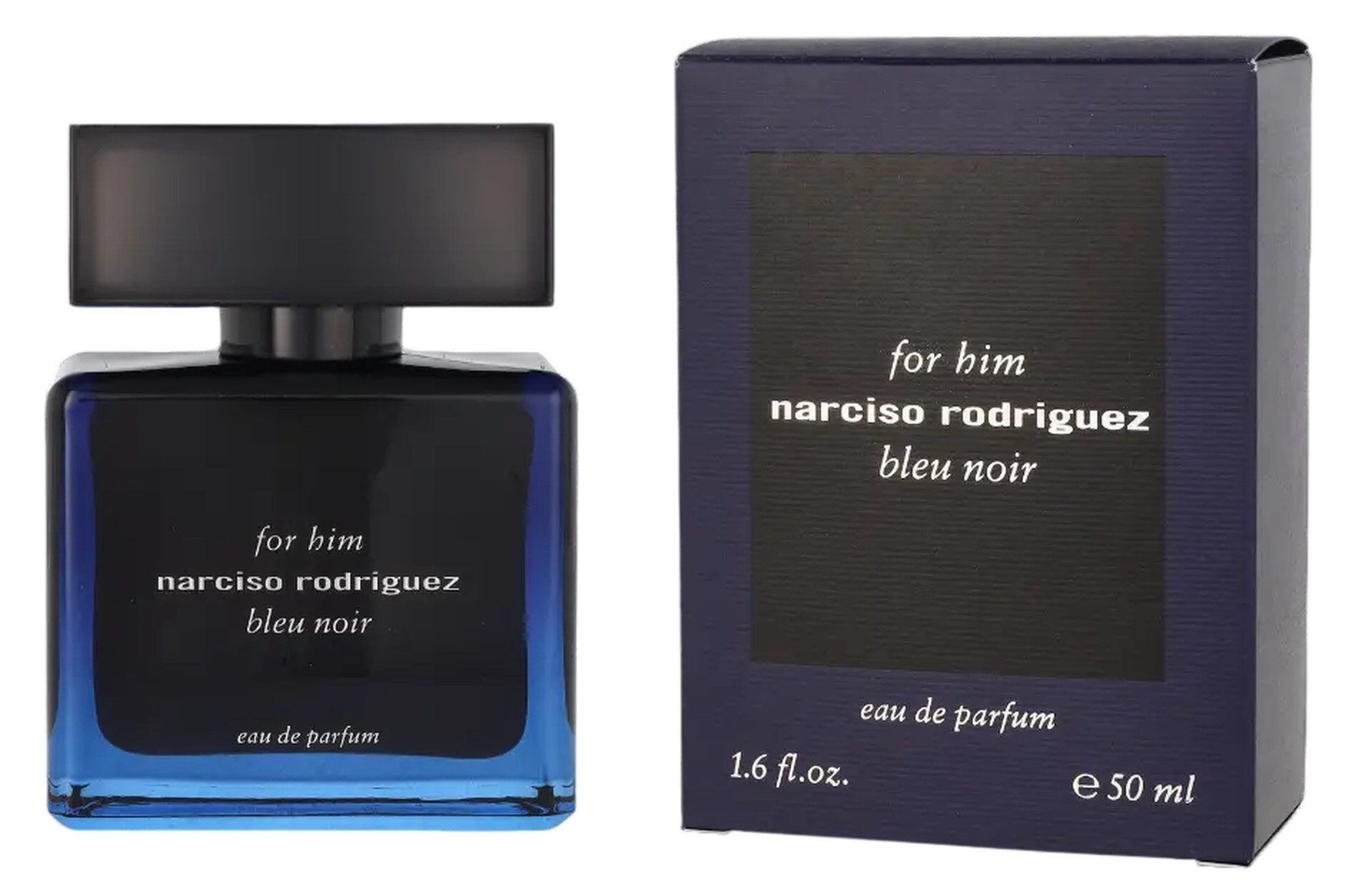 Narcisco Rodriguez Eau de Parfum For Him Bleu Noir EDP Herren Spray, Holzig-würziger Duft mit Iris, rosa Pfeffer, Moschus und Patchouli