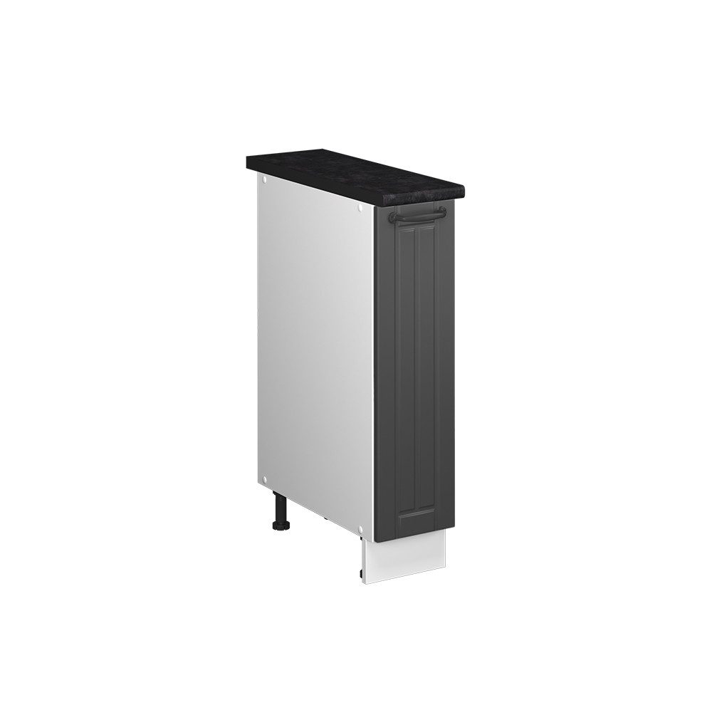 Vicco Apothekerschrank Fame-Line, Dunkelgrau/Weiß, 20 cm, AP Anthrazit (1-St)