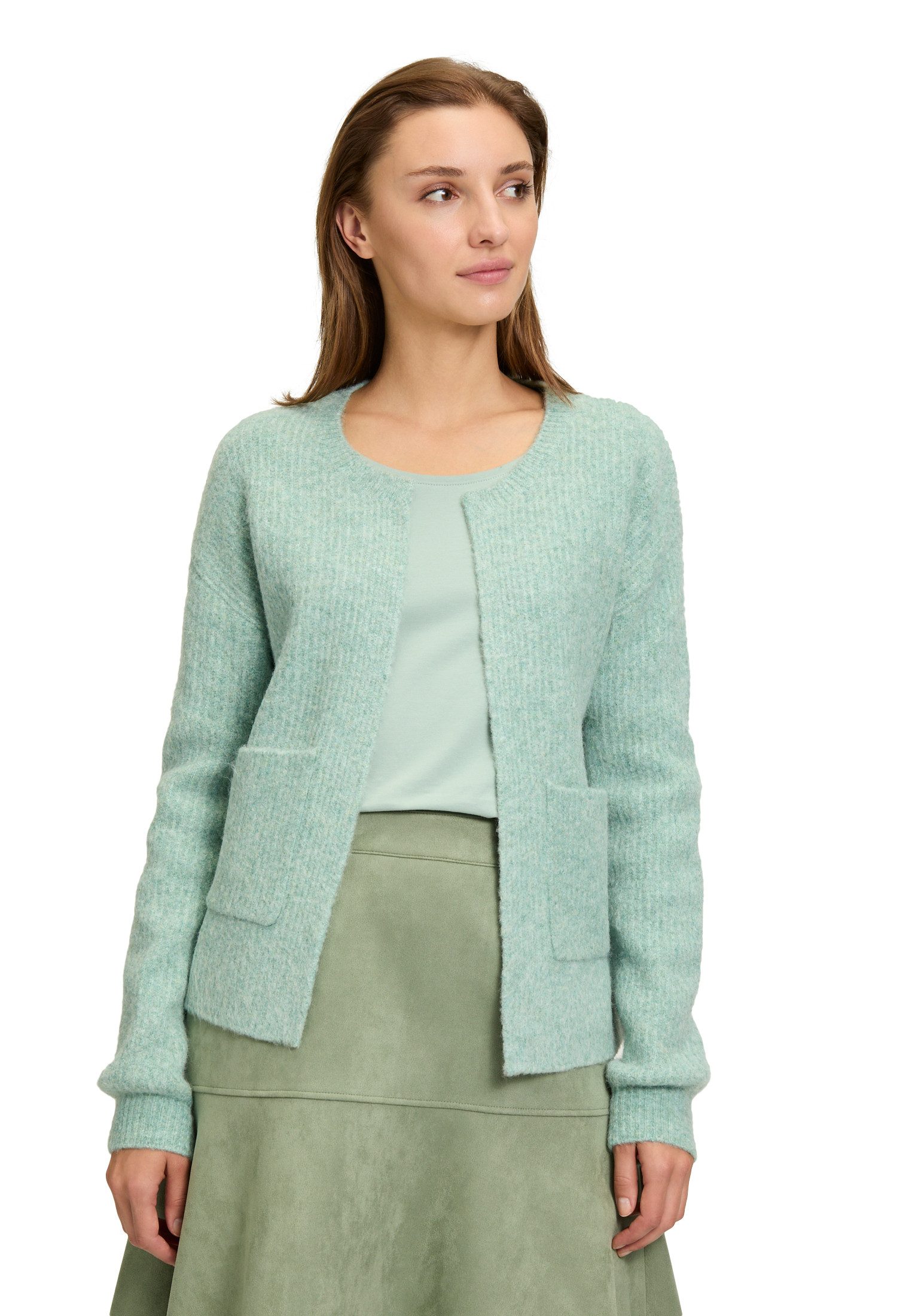 Cartoon Strickjacke "Cartoon Damen Strick-Cardigan mit Taschen" 1 tlg. Stru günstig online kaufen