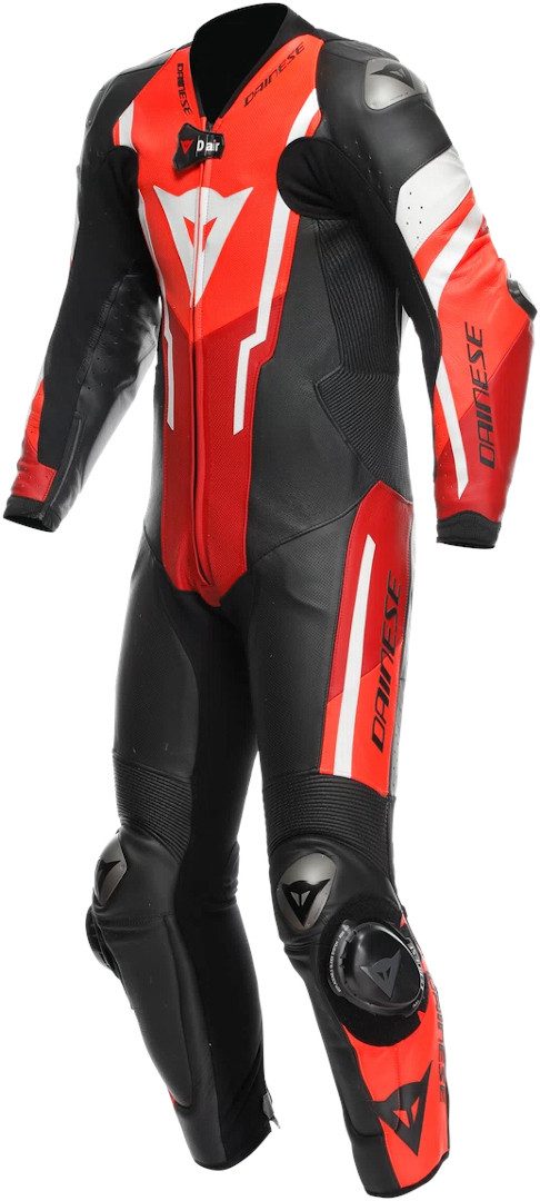 Dainese Motorradkombi Misano 3 D-Air Airbag perforierte 1-Teiler Motorrad Lederkombi Airbag integriert,perforiert
