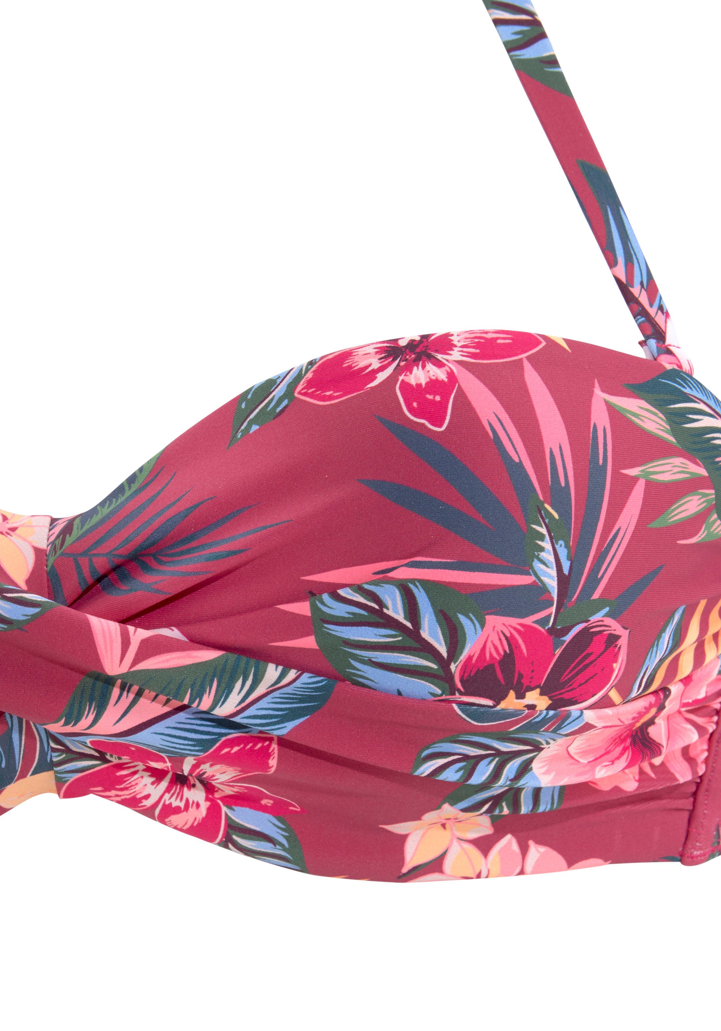 s.Oliver Bügel-Bandeau-Bikini-Top Marika, mit Wickeloptik – Bild 3 von 5