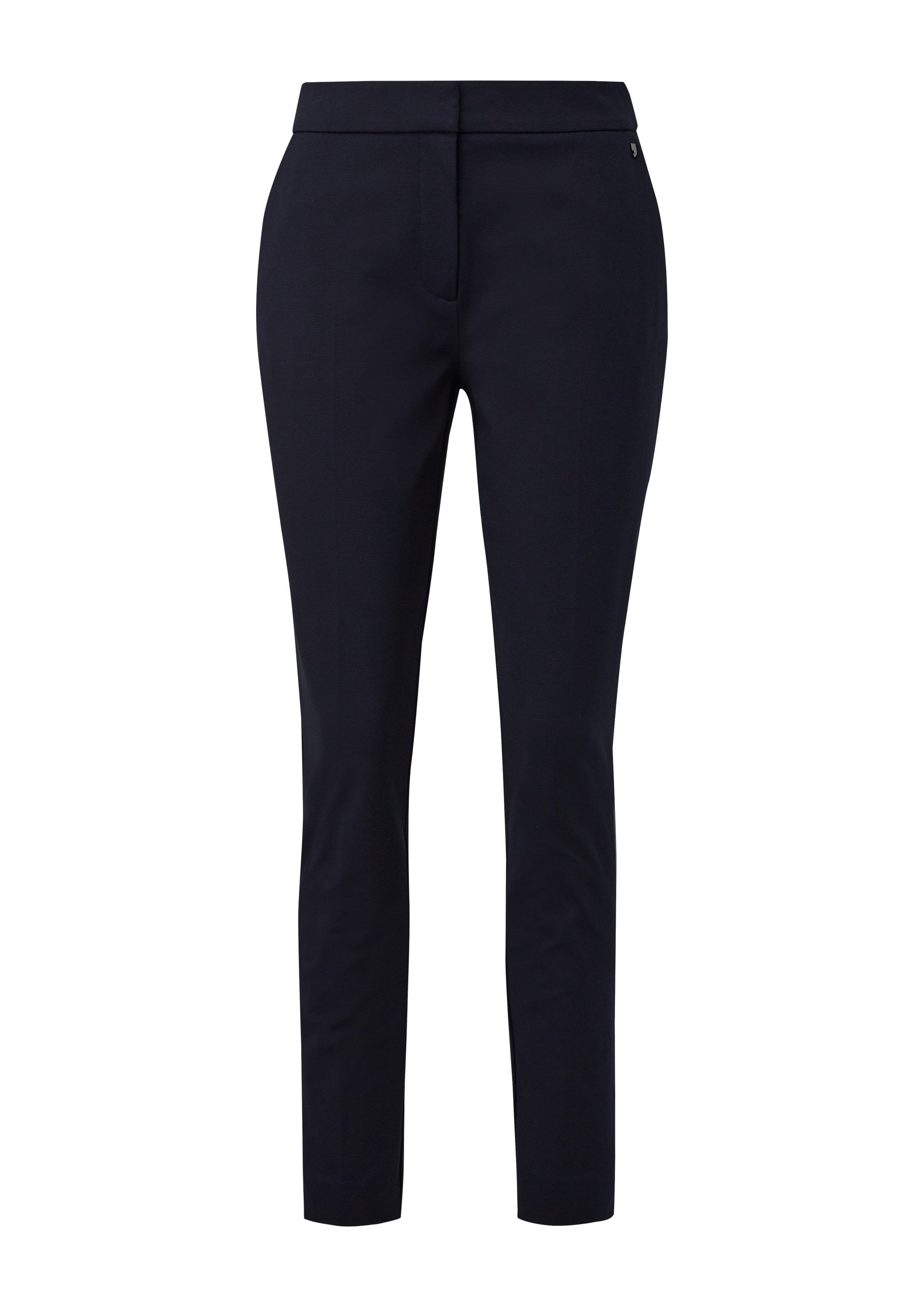 comma 7/8-Hose Hose Slim Fit-Hose aus Viskosemix