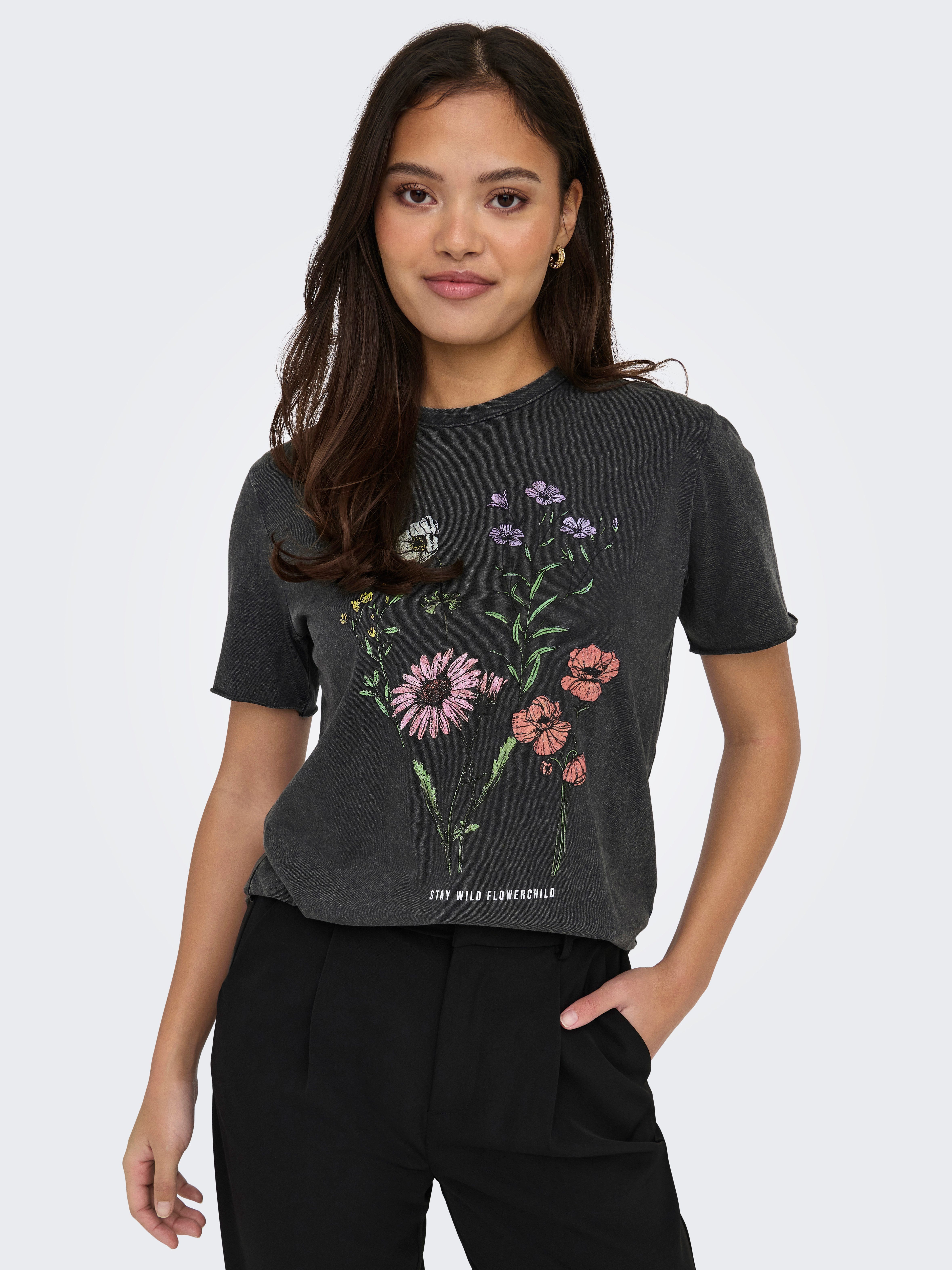 ONLY Rundhalsshirt ONLLUCY REG S/S TOP günstig online kaufen