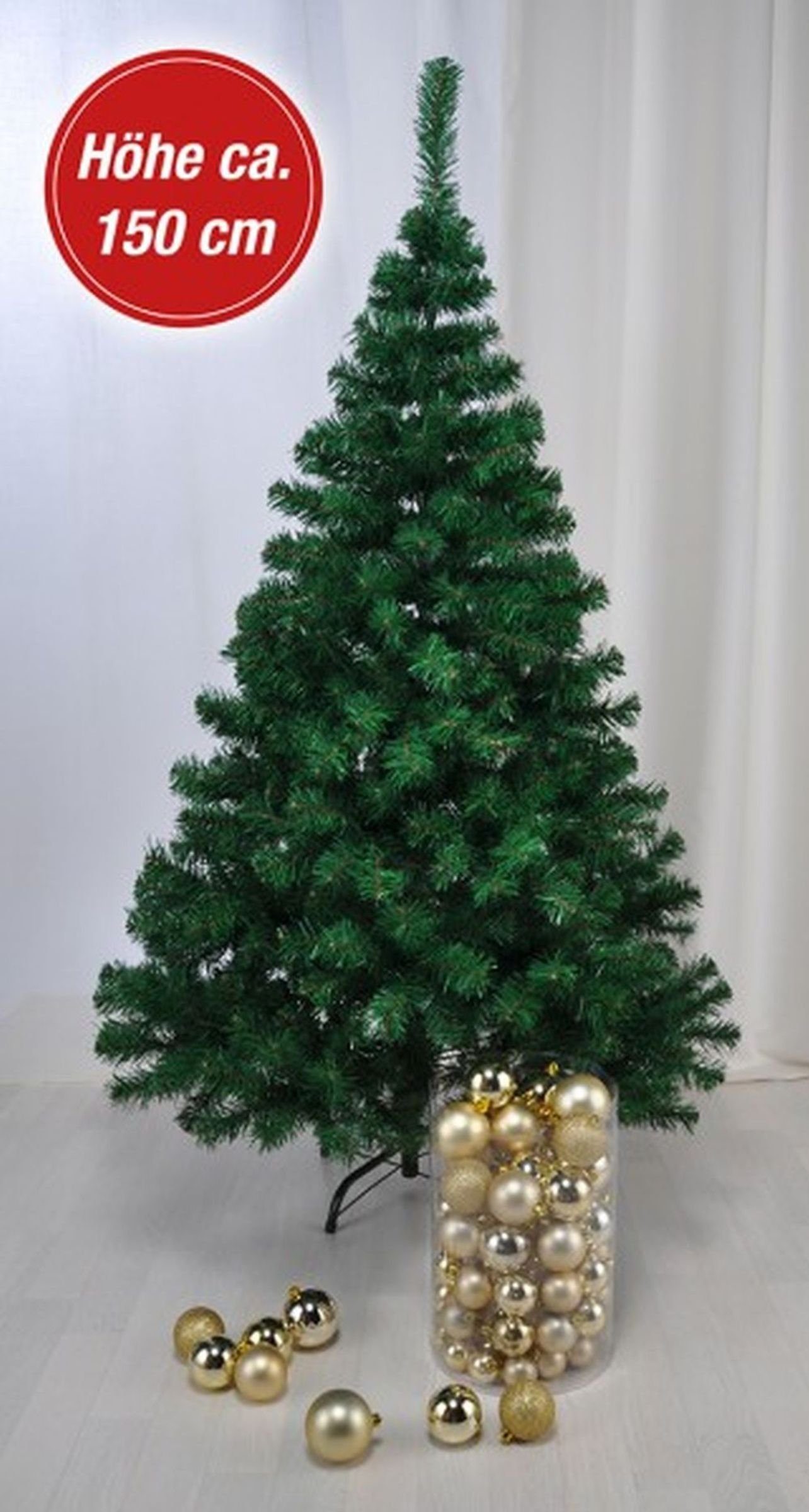 KADAX Weihnachtsbaum, Künstlicher Christbaum 160cm Produktbild-Vorschau 5