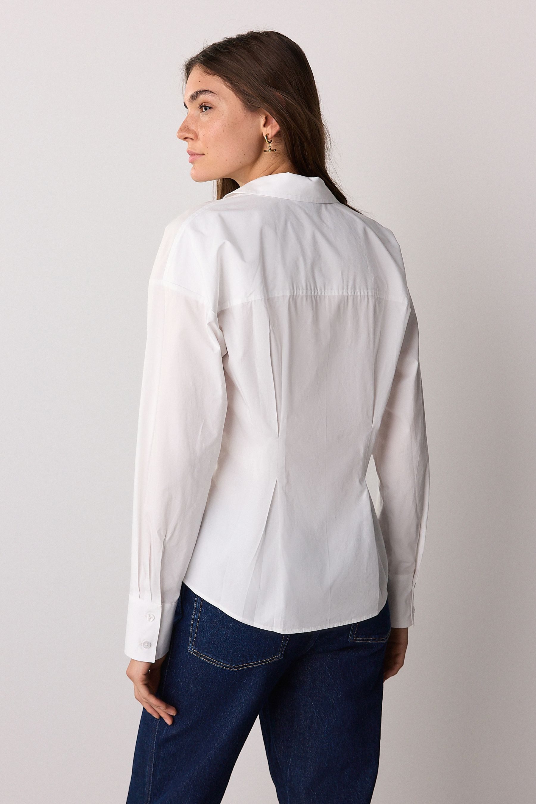 Next Hemdbluse Taillierte Bluse, Kurzgröße (1-tlg) günstig online kaufen