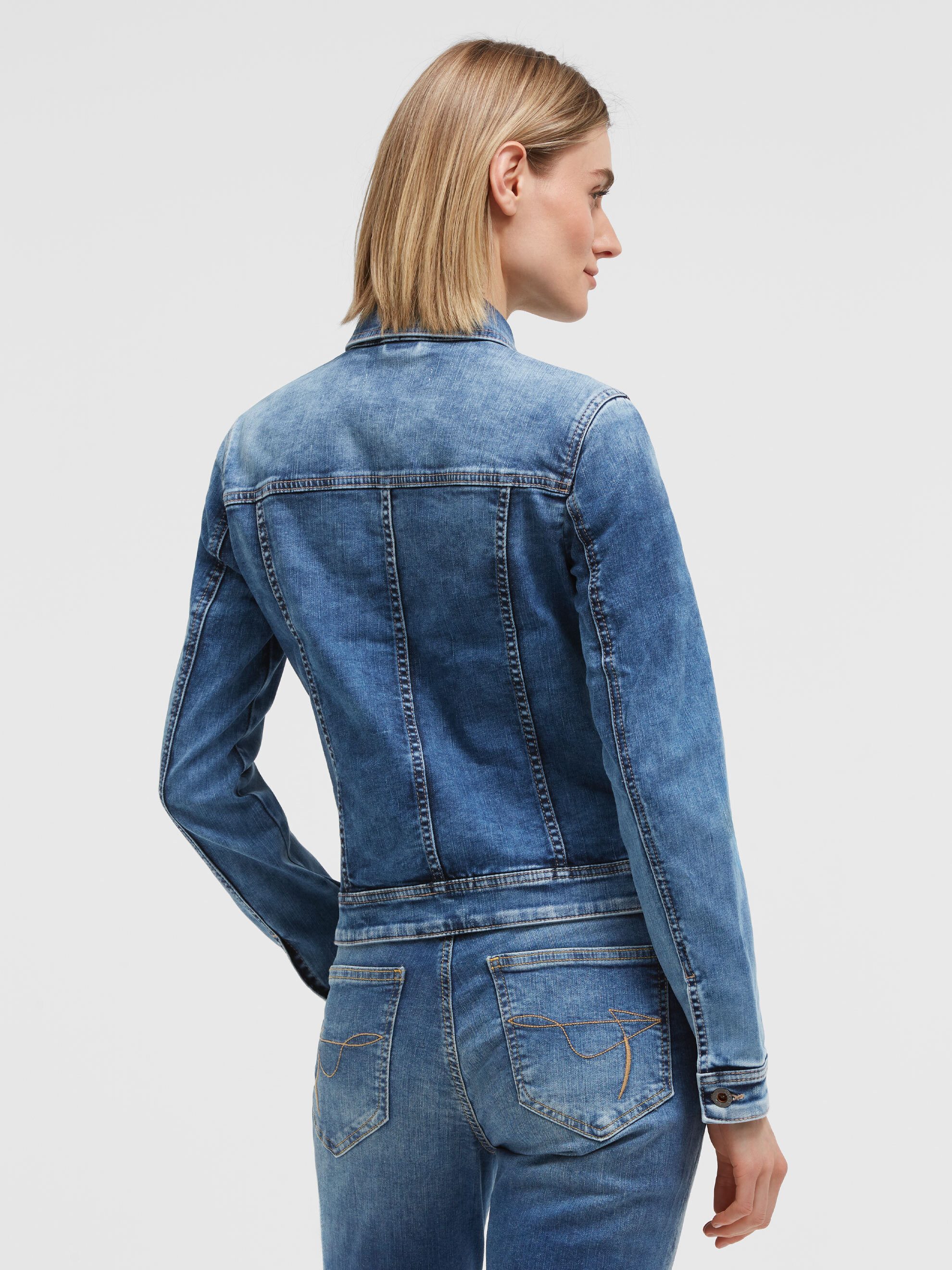 SOCCX Jeansjacke mit vielen Taschen – Bild 5 von 5
