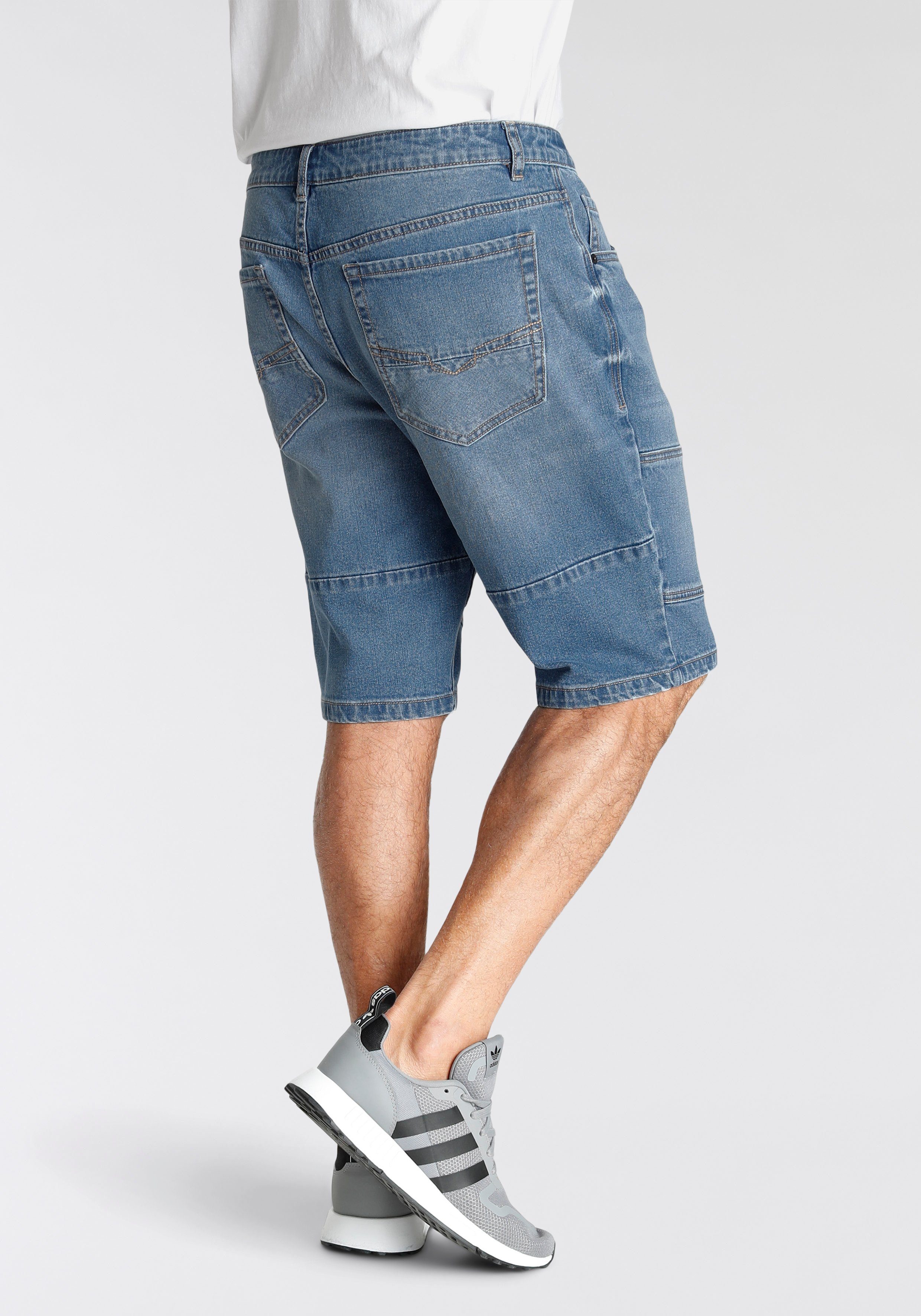 durch H.I.S wassersparende Jeansbermudas Produktion Wash Ökologische, light Ozon blue