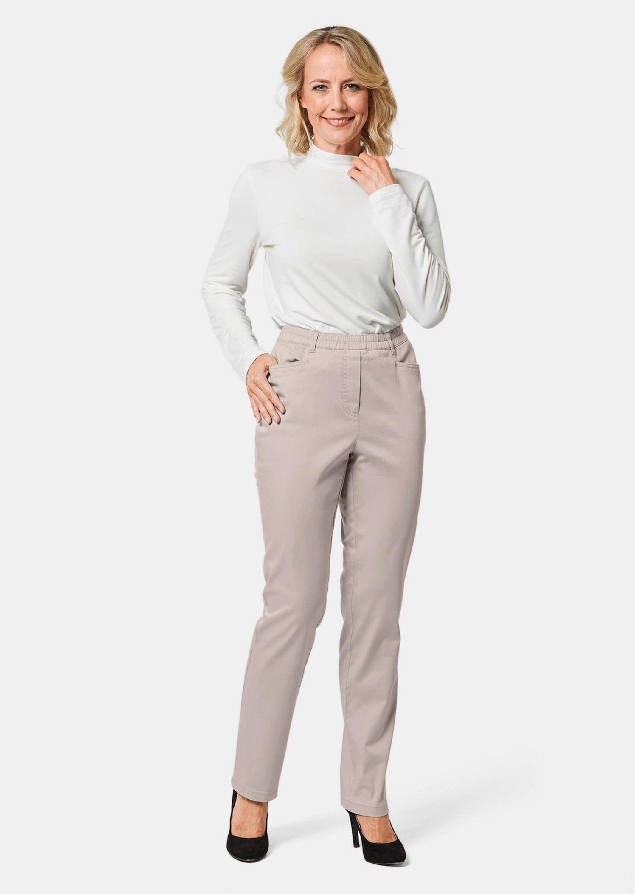 GOLDNER Schlupfhose Kurzgröße: Leichte Baumwollschlupfhose LOUISA günstig online kaufen
