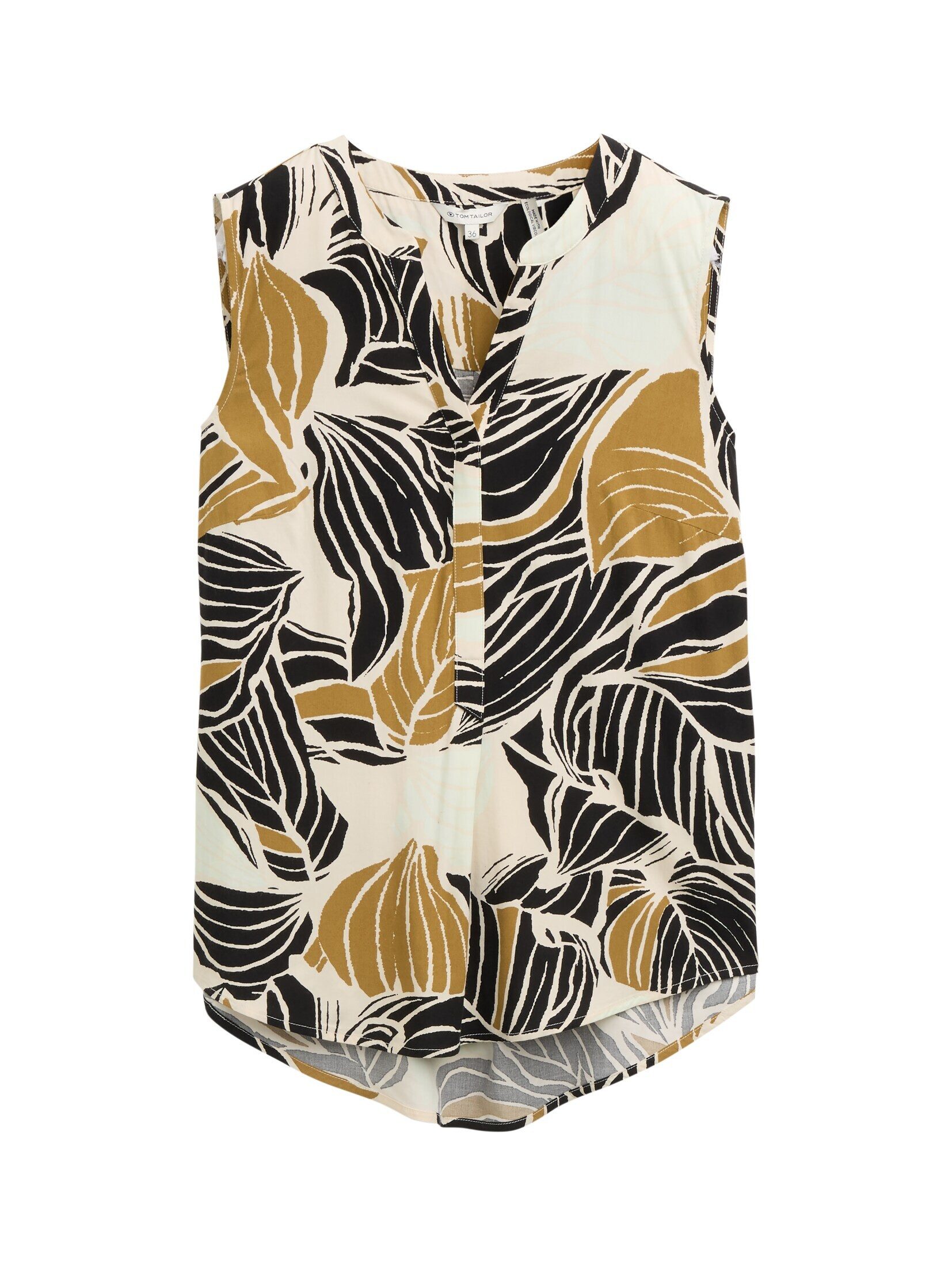 TOM TAILOR Blusentop Blusentop mit Muster günstig online kaufen