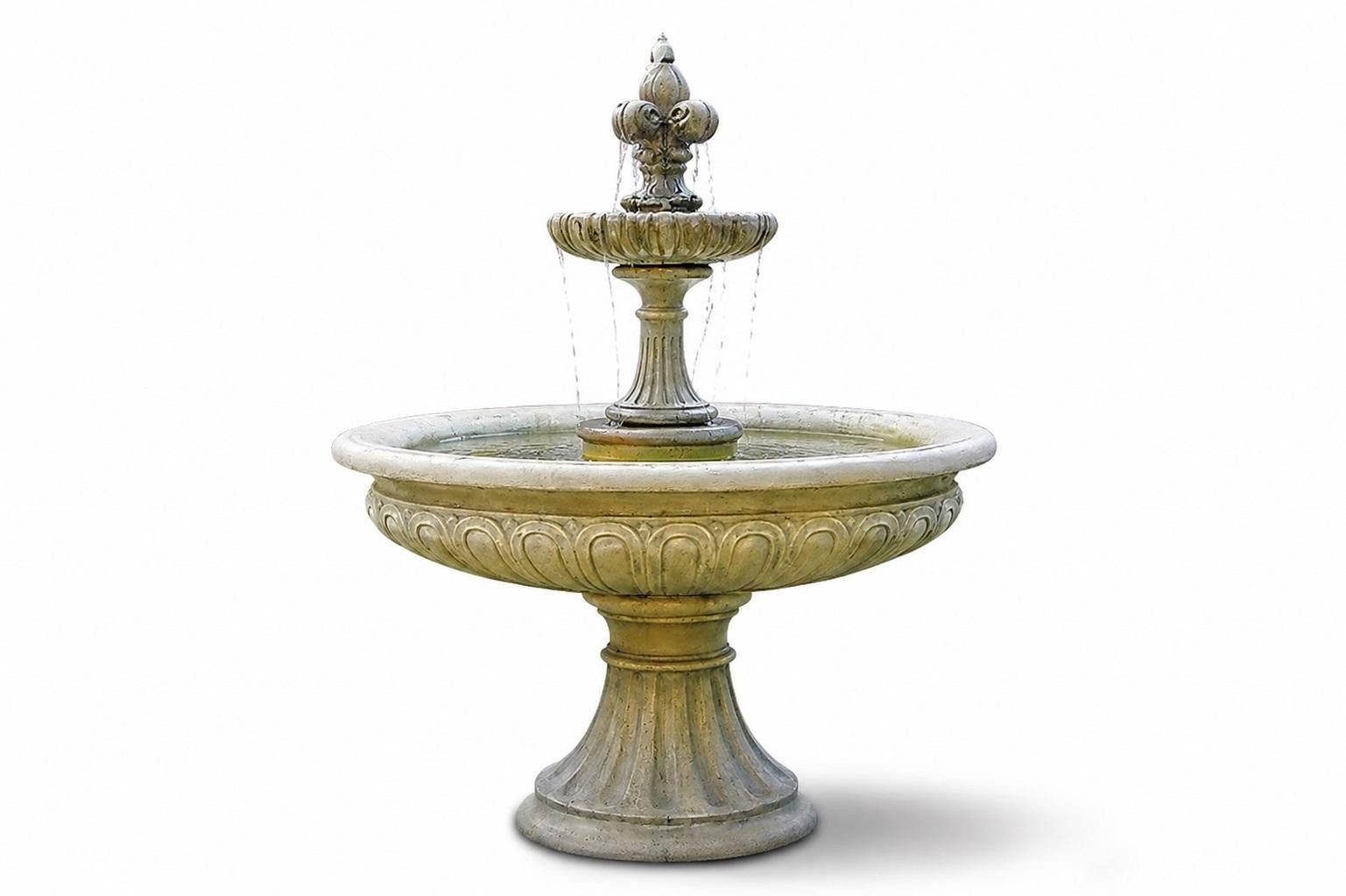 Xlmoebel Gartenbrunnen Dekorativer Wasserbrunnen 1085 mit ruhiger Wasserfontäne Sofort, (1 tlg), Hergestellt in Europa