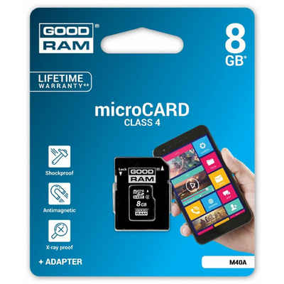 Goodram Speicherkarten Class 4 Class 10 UHS-I 8GB 16GB 32GB 64GB mit Adapter Speicherkarte (8 GB)