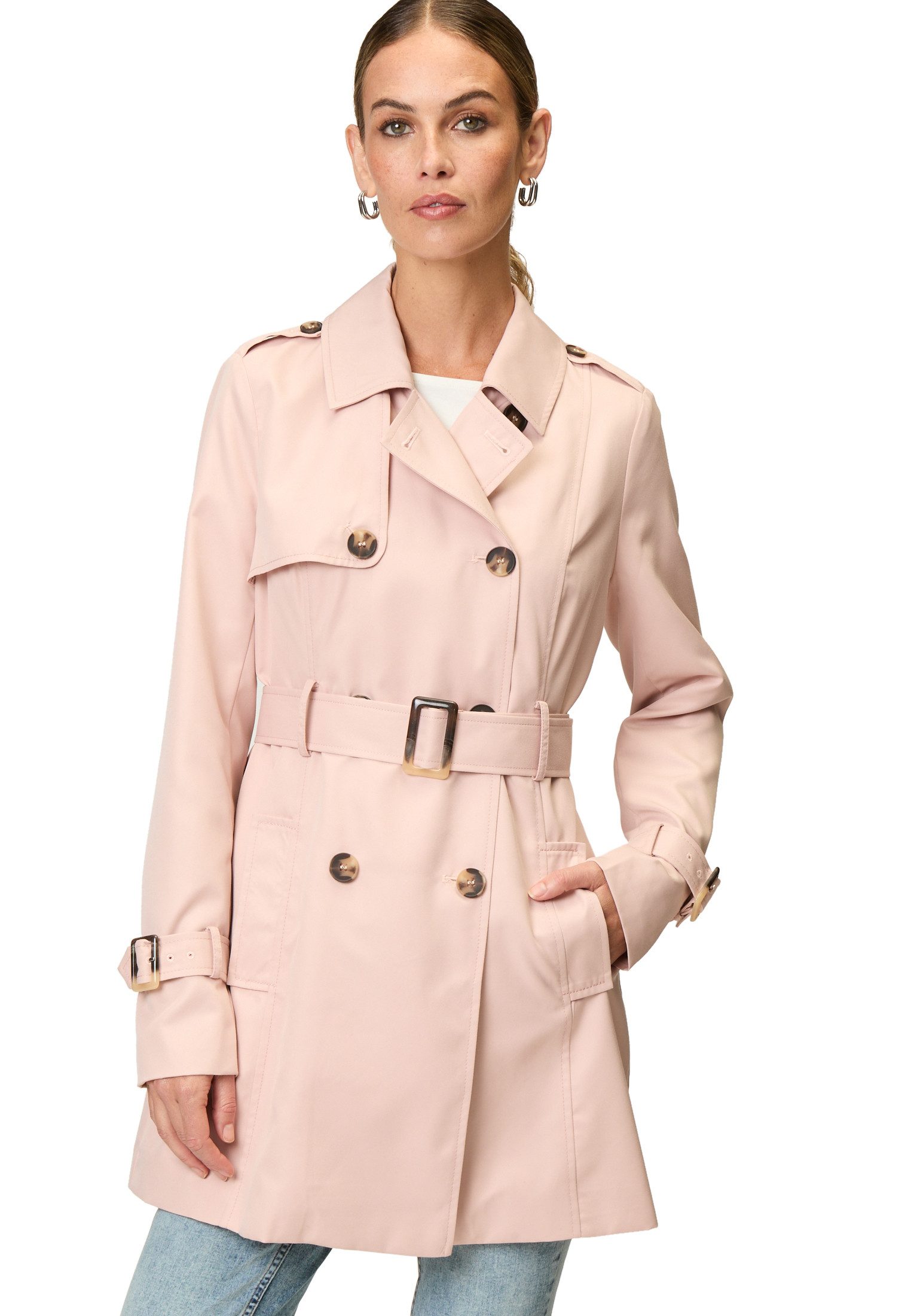 Trenchcoat zero Trenchcoat mit Bindegürtel