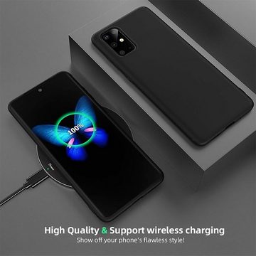 CoolGadget Handyhülle Black Series Handy Hülle für Samsung Galaxy S20 FE 6,5 Zoll, Edle Silikon Schlicht Robust Schutzhülle für Samsung S20 FE Hülle