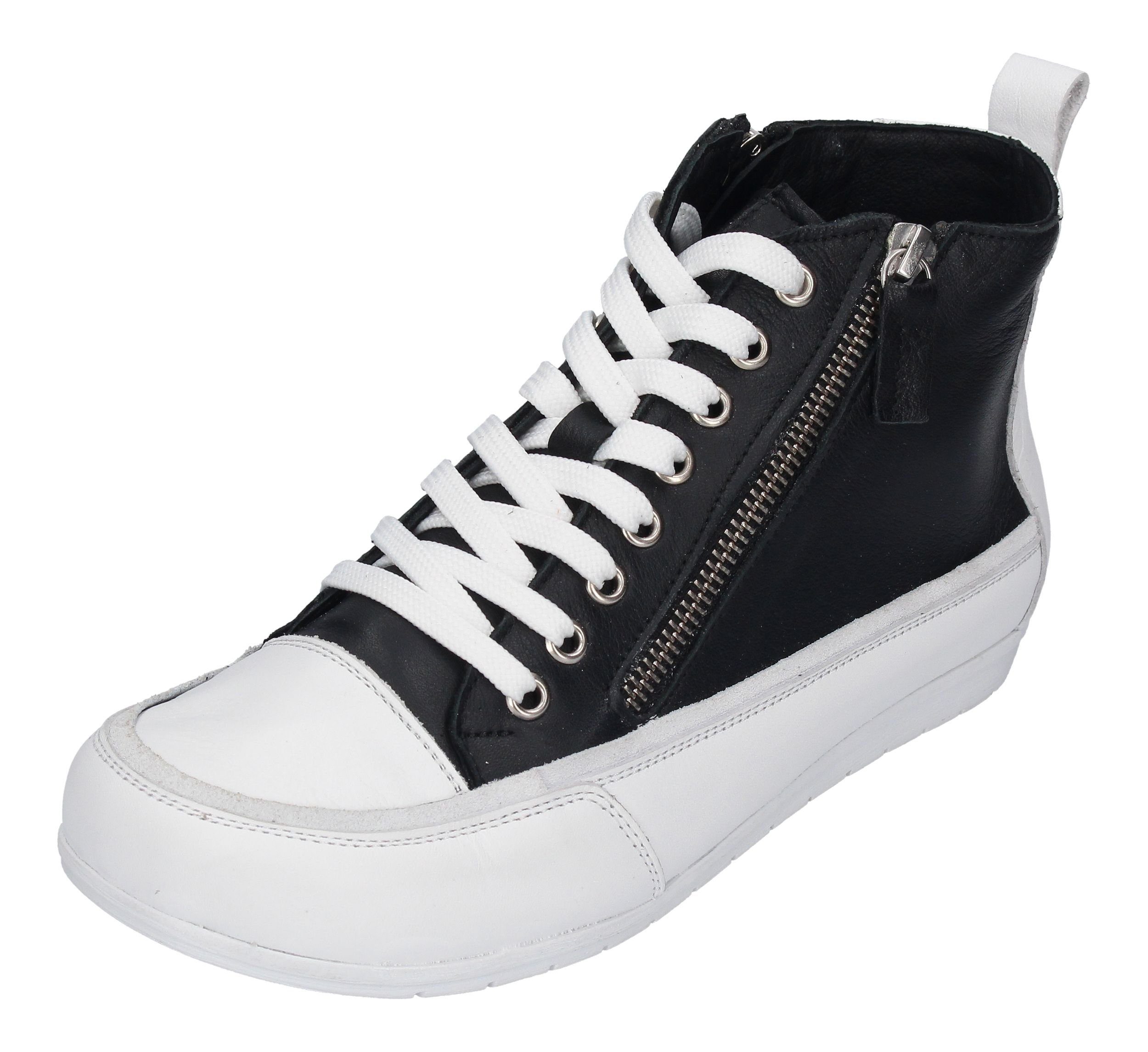 Andrea Conti 0345910-073 Sneaker Schwarz Weiß