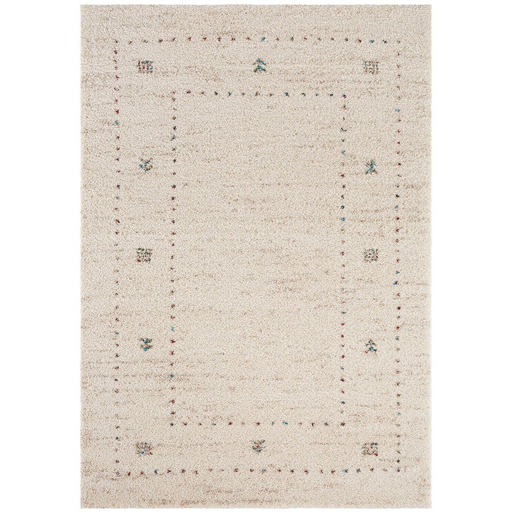 MINT RUGS Teppich Hochflor Teppich TEO Creme, rechteckig, Höhe: 30 mm