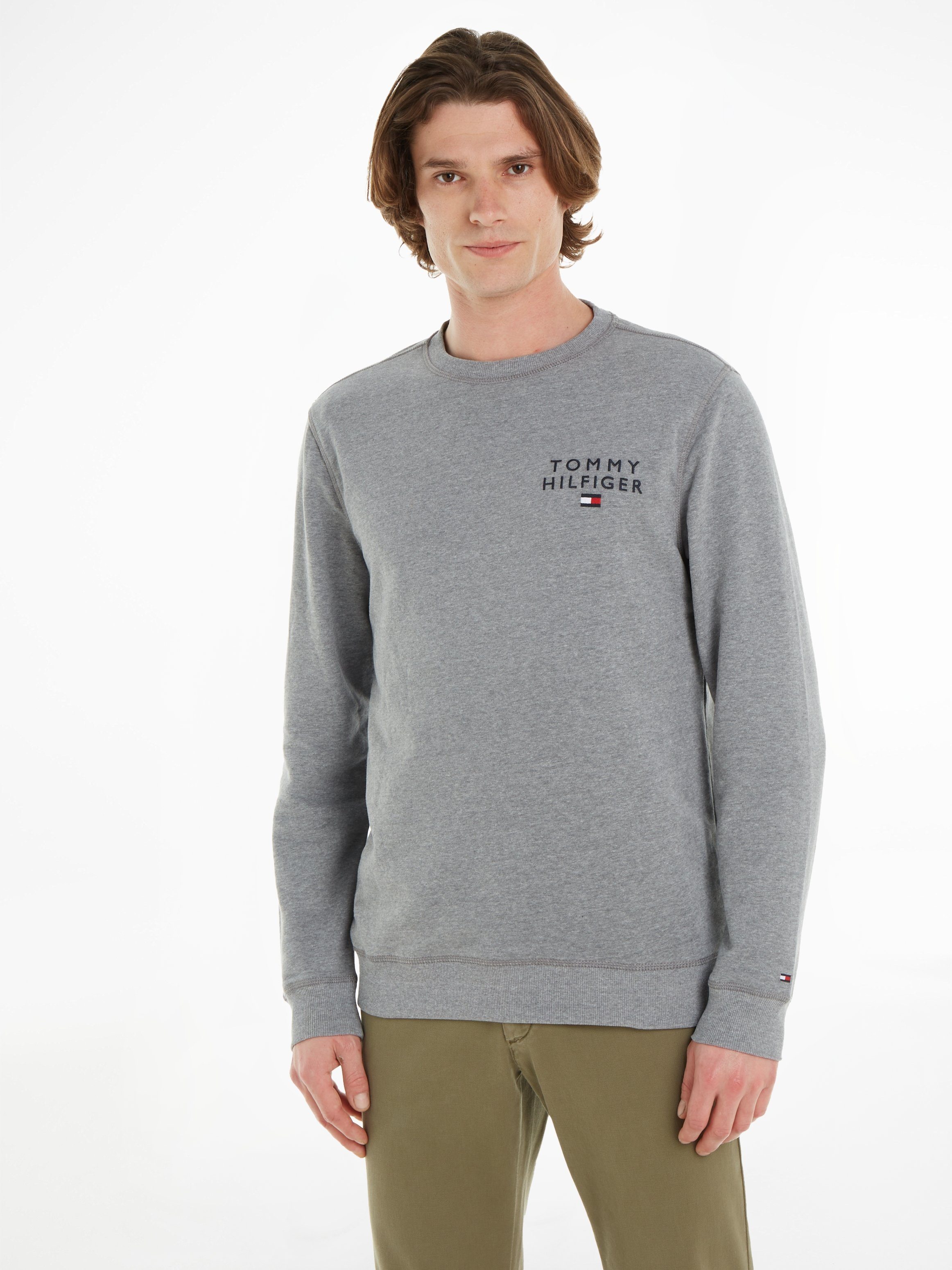 Tommy Hilfiger Underwear Sweatshirt TRACK TOP HWK mit Tommy Hilfiger Markenlabel