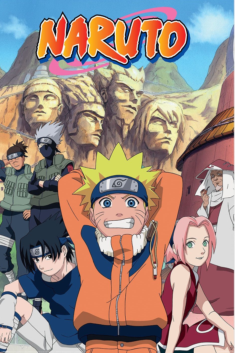 Poster Naruto - Mountains - Poster 61x91,5 cm